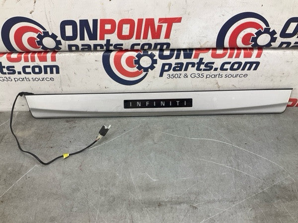 2012 Infiniti V36 G37 Front Passenger Door Illuminated Kick Plate Oem 24Bcdgk - On Point Parts Inc
