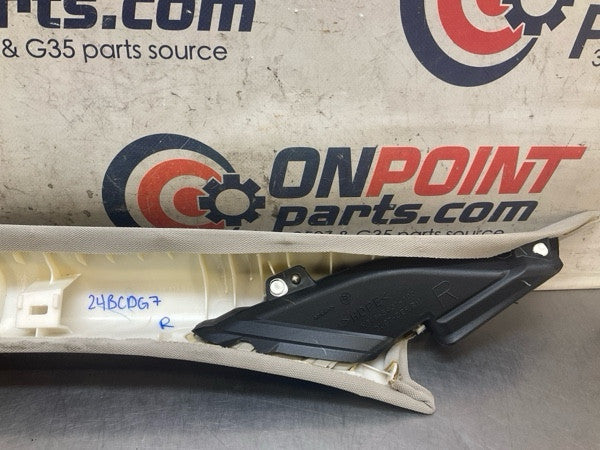 2012 Infiniti V36 G37 Front Passenger Sedan Interior A Pillar Trim Oem 24Bcdg7 - On Point Parts Inc