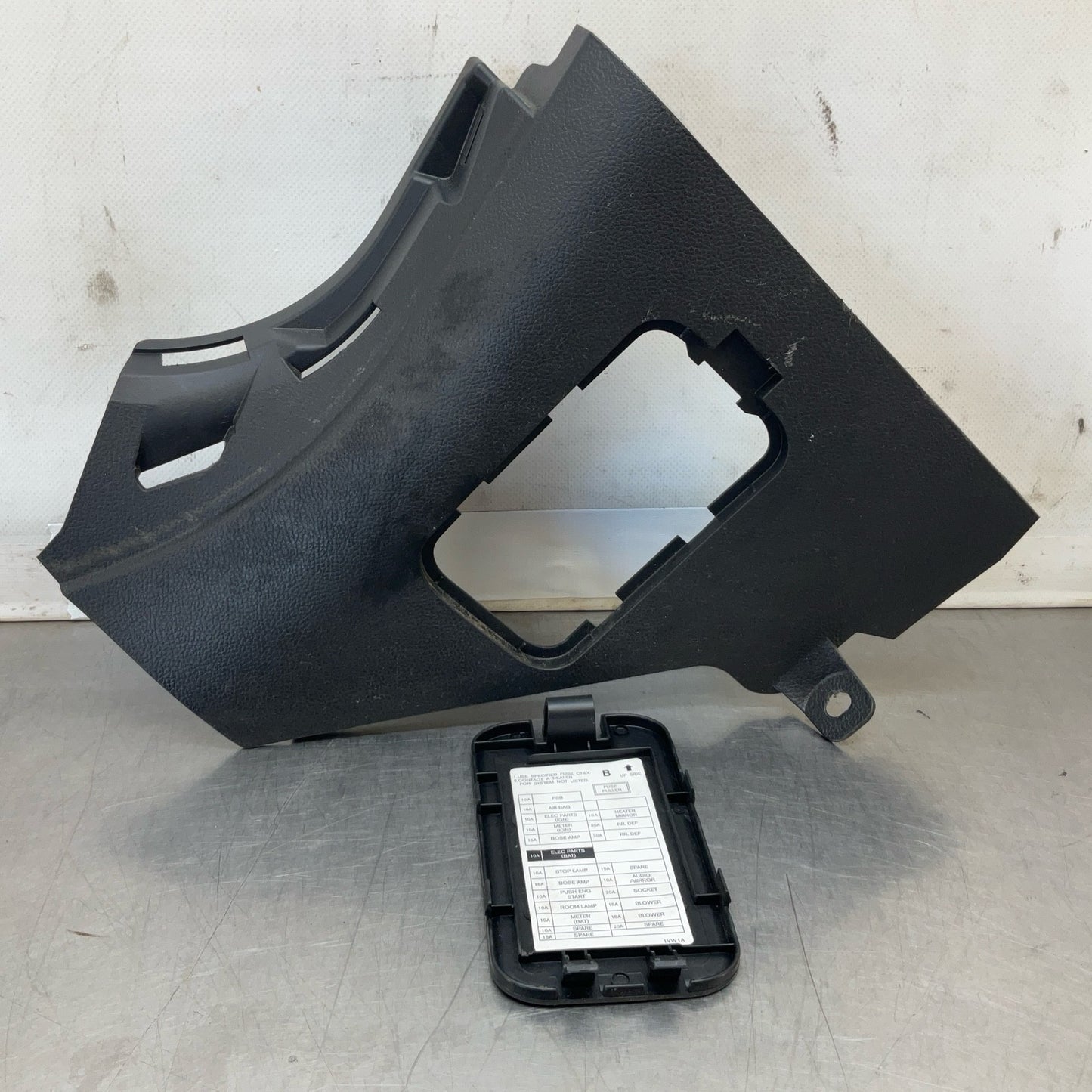 08-15 G37 Q60 Coupe Front Driver Lower Kick Fuse Panel 66901JK65B Oem 12Bd4Ga - On Point Parts Inc
