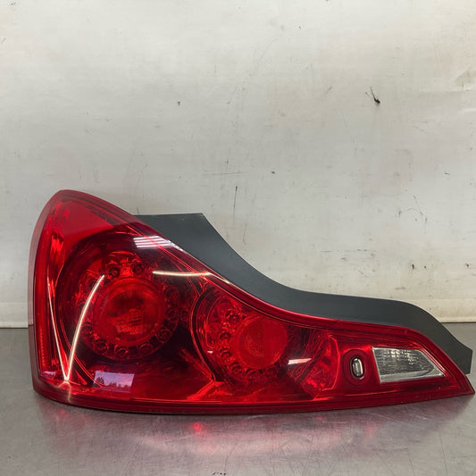 08-15 G37 Q60 Coupe Driver Tail Light Assembly 26555JL00B Oem 12Bd4G2 - On Point Parts Inc