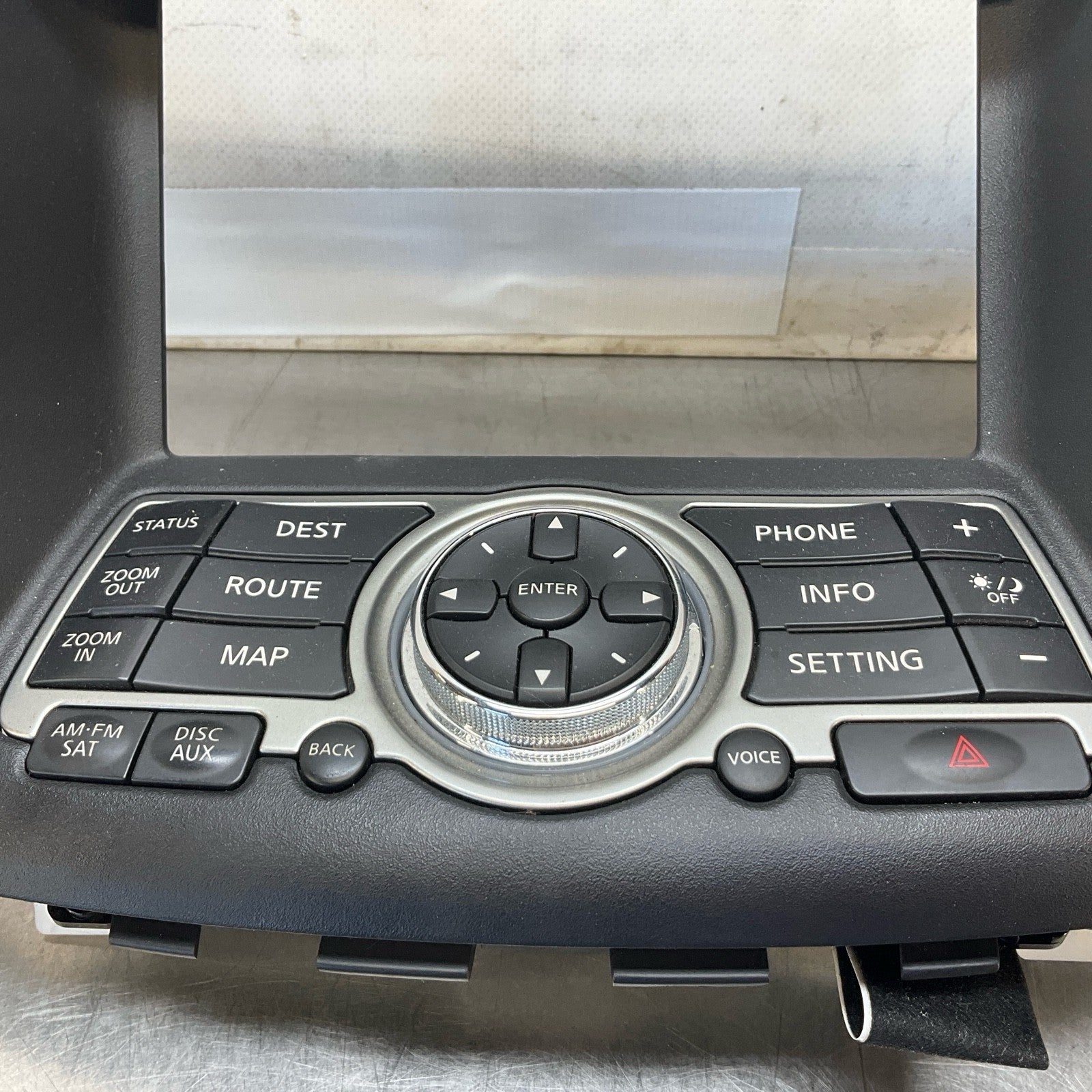 08-15 G37 Q60 Coupe Center Dash Media Screen Bezel Trim 68270JK00A Oem 12Bd4Gc - On Point Parts Inc