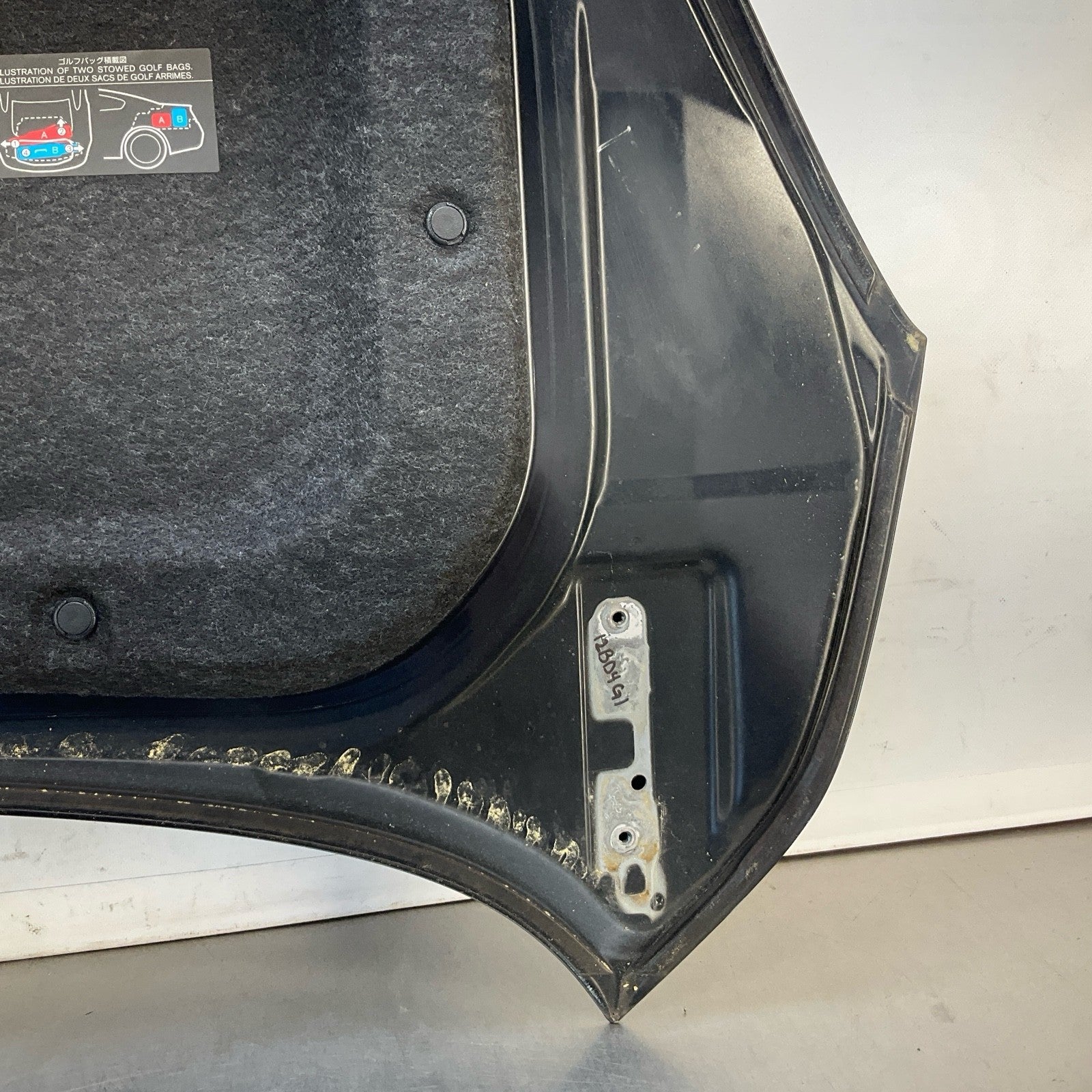 08-15 G37 Q60 Coupe Trunk Lid With Spoiler H430MJL0MA Oem 12Bd4G1 - On Point Parts Inc