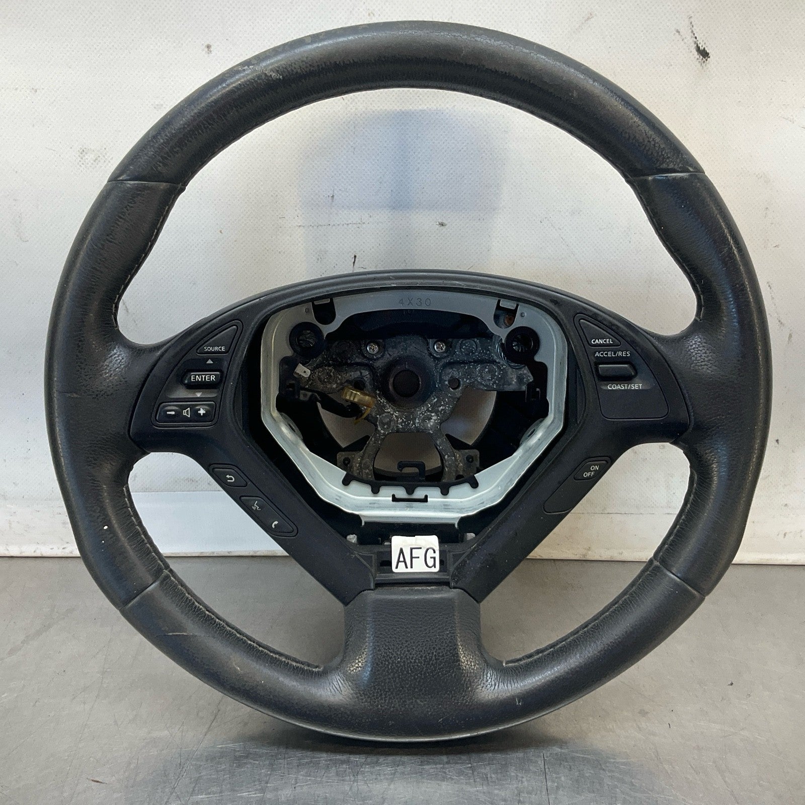 08-15 G37 Q60 Coupe Steering Wheel Radio Cruise Controls 484301VW2A Oem 12Bd4Ga - On Point Parts Inc