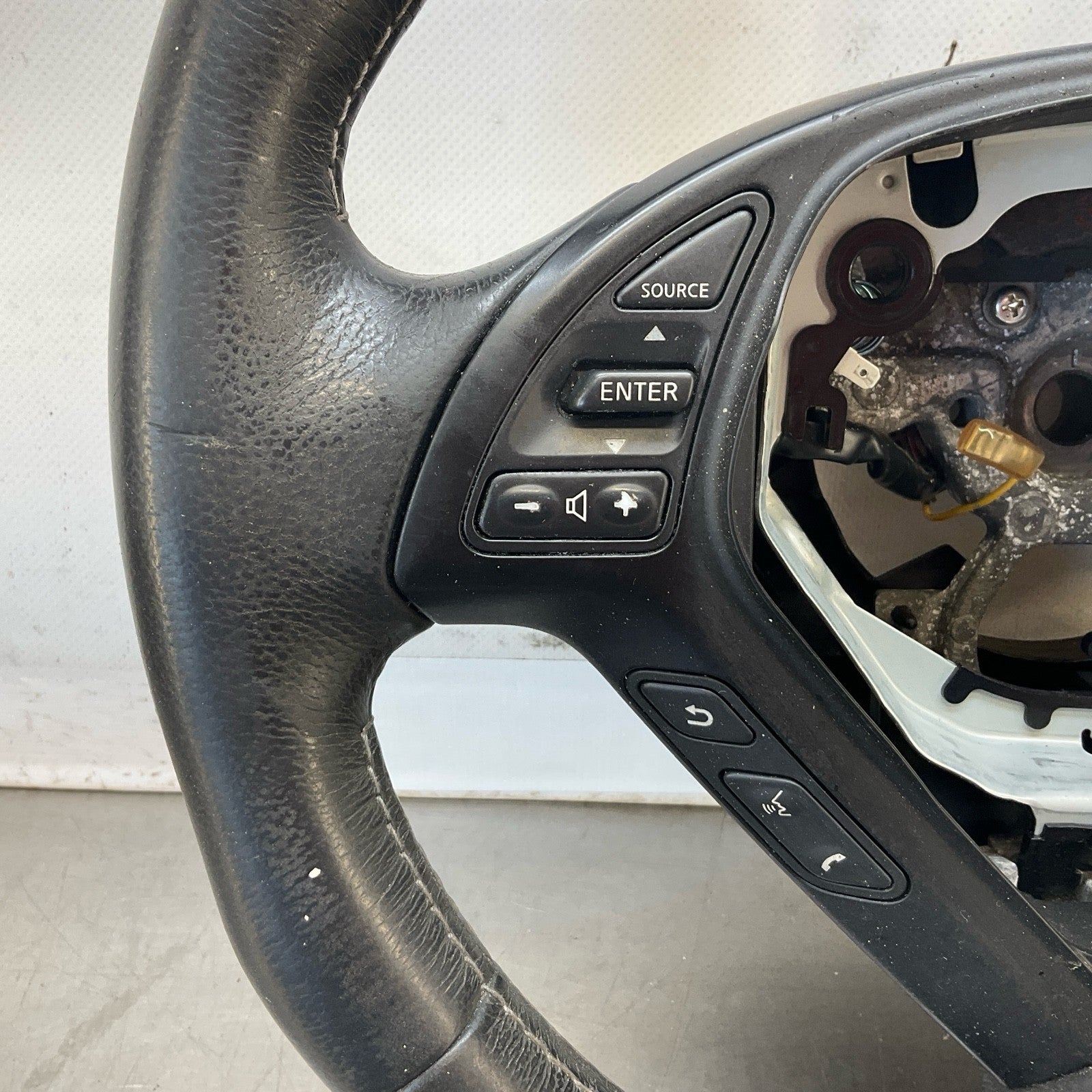 08-15 G37 Q60 Coupe Steering Wheel Radio Cruise Controls 484301VW2A Oem 12Bd4Ga - On Point Parts Inc