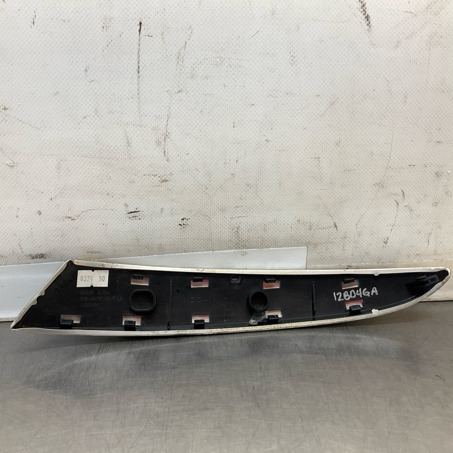 08-15 G37 Q60 Coupe Driver Door Panel Grab Handle Finisher Trim Oem 12Bd4Ga - On Point Parts Inc