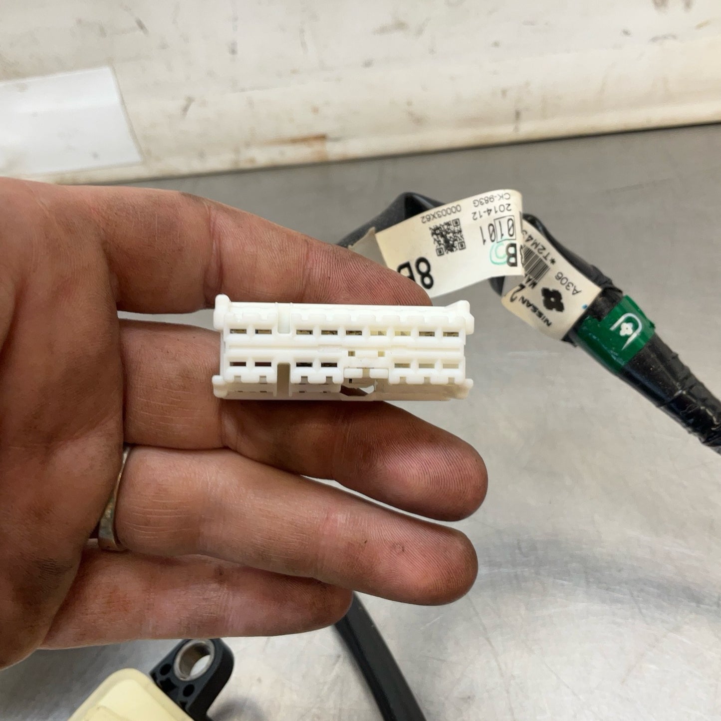 12-15 G37 Q60 Coupe Passenger Door Wiring Harness 241243LZ3B Oem 12Bd4Ge - On Point Parts Inc