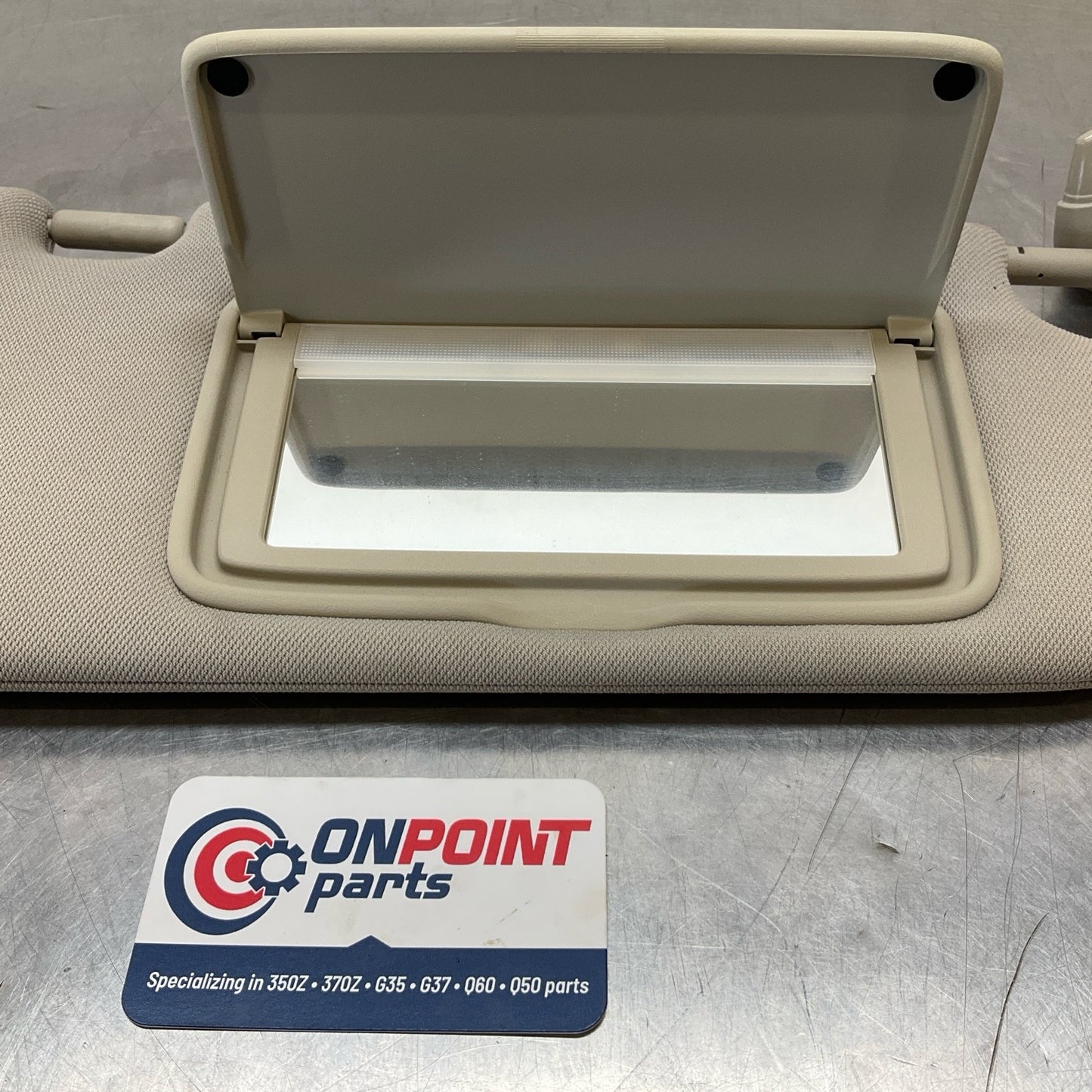 13-15 G37 Q60 Coupe Passenger Sun Visor 964003LZ0A Oem 12Bd4Ge - On Point Parts Inc