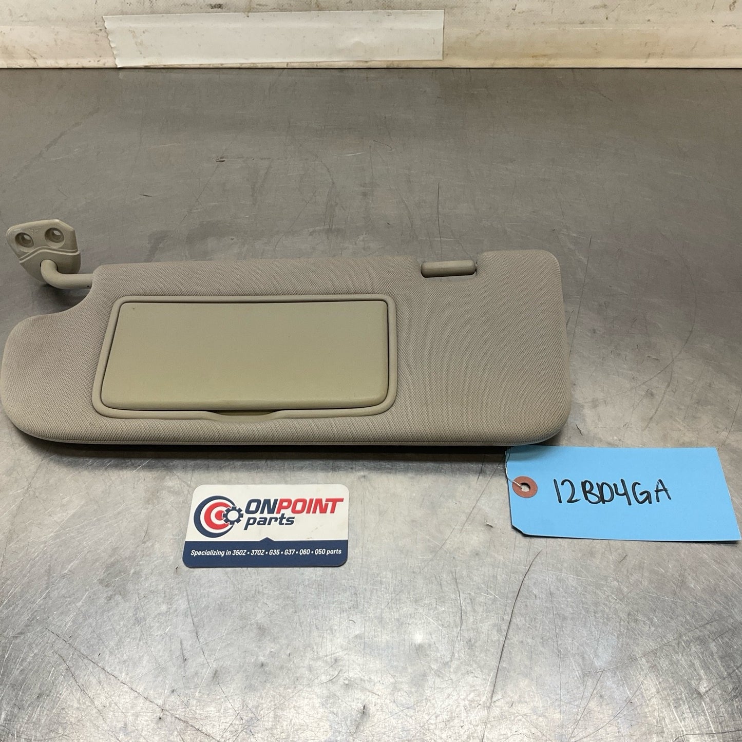 13-15 G37 Q60 Coupe Driver Sun Visor 964013LZ0A Oem 12Bd4Ga - On Point Parts Inc