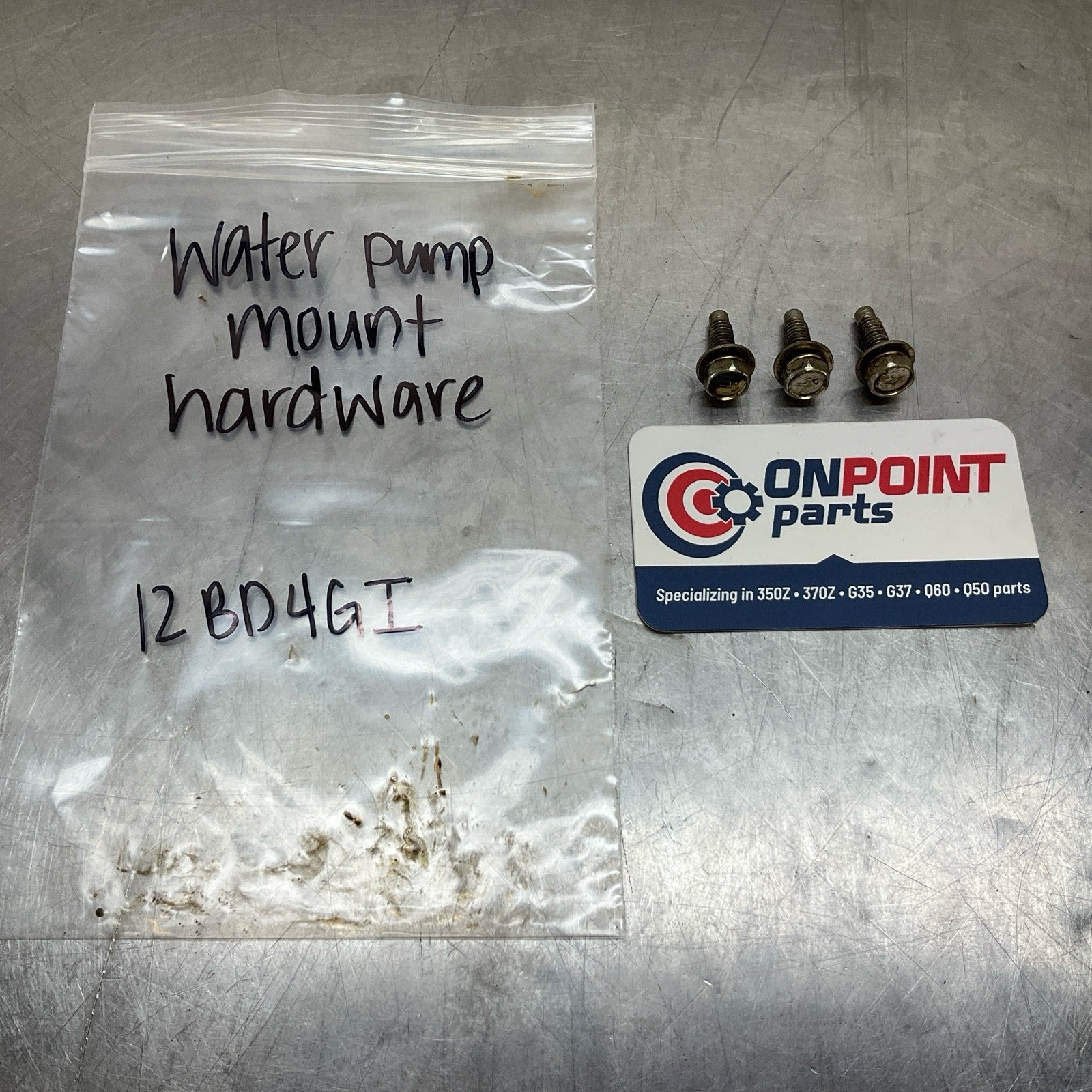 03-19 G35 G37 Q50 Q60 03-19 350Z 370Z Water Pump Mount Hardware Oem 12Bd4Gi - On Point Parts Inc