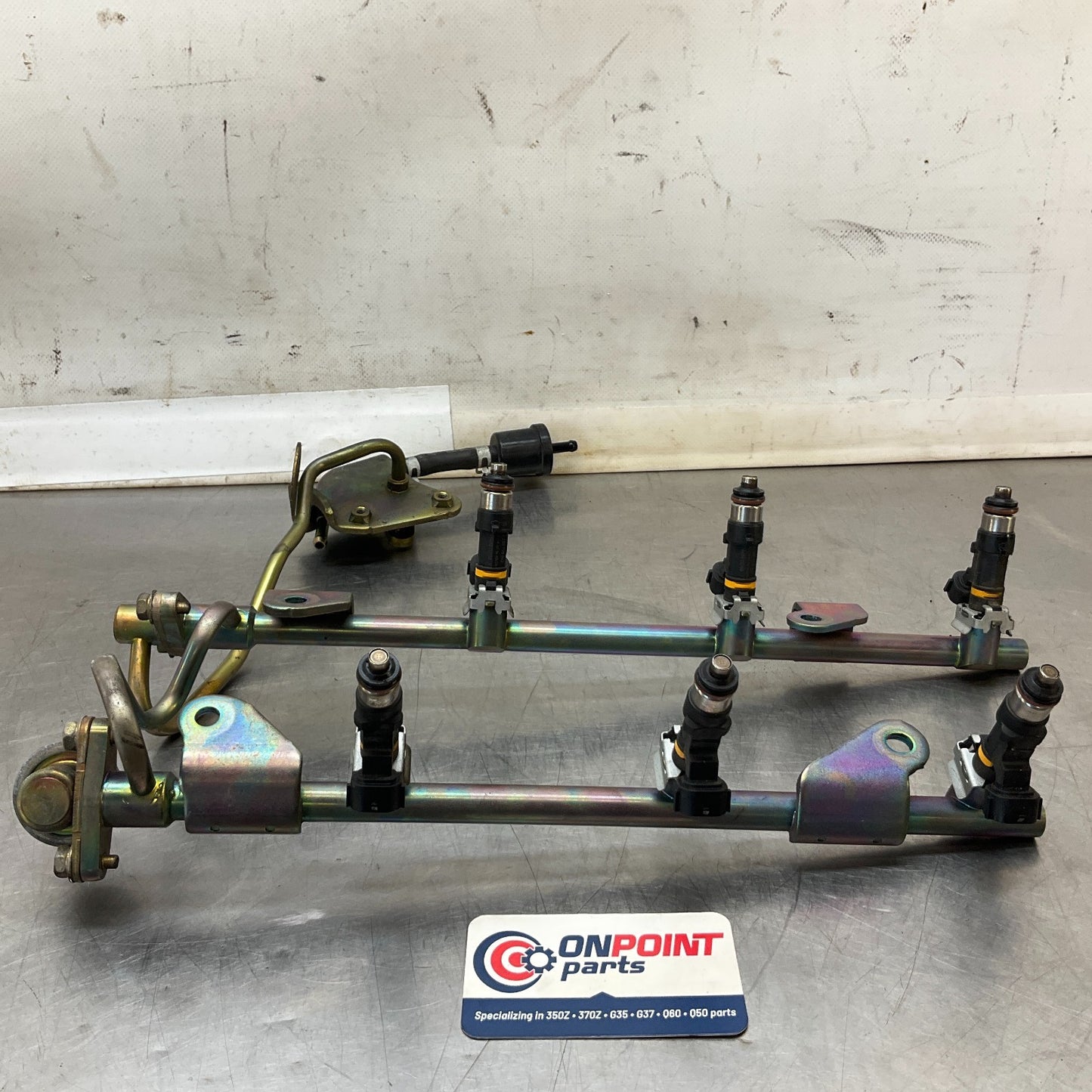 04-06 350Z G35 Vq35De Fuel Injector Rail 17521Ac700 Oem Kyf - On Point Parts Inc