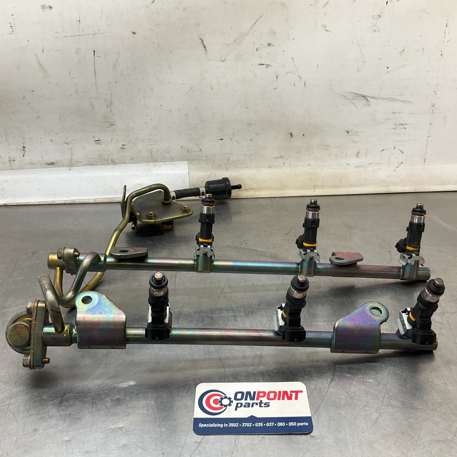 04-06 350Z G35 Vq35De Fuel Injector Rail 17521Ac700 Oem Kyf - On Point Parts Inc
