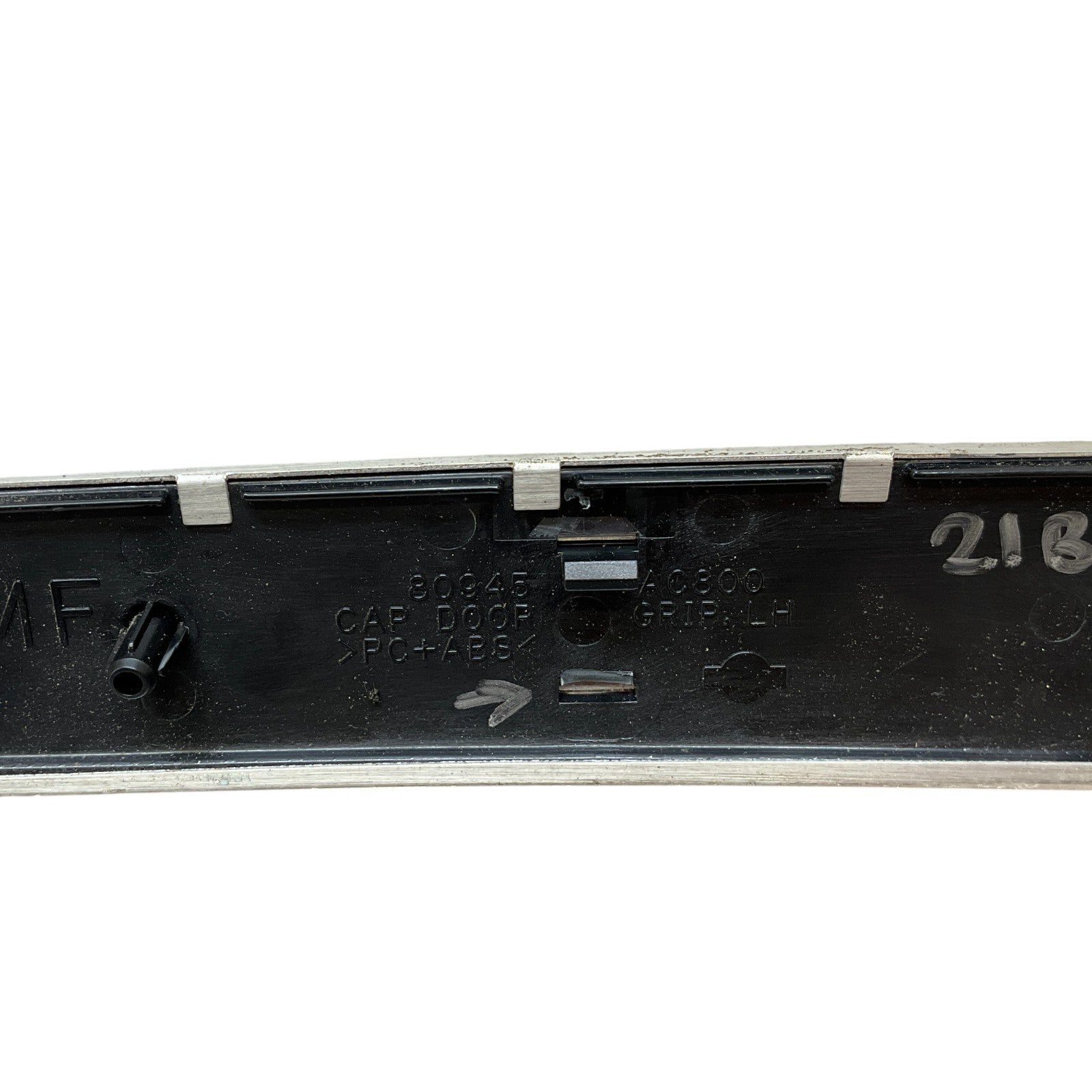 04-07 G35 Coupe Driver Door Panel Grab Handle Finisher Trim 80945Ac800 Oem K1F - On Point Parts Inc