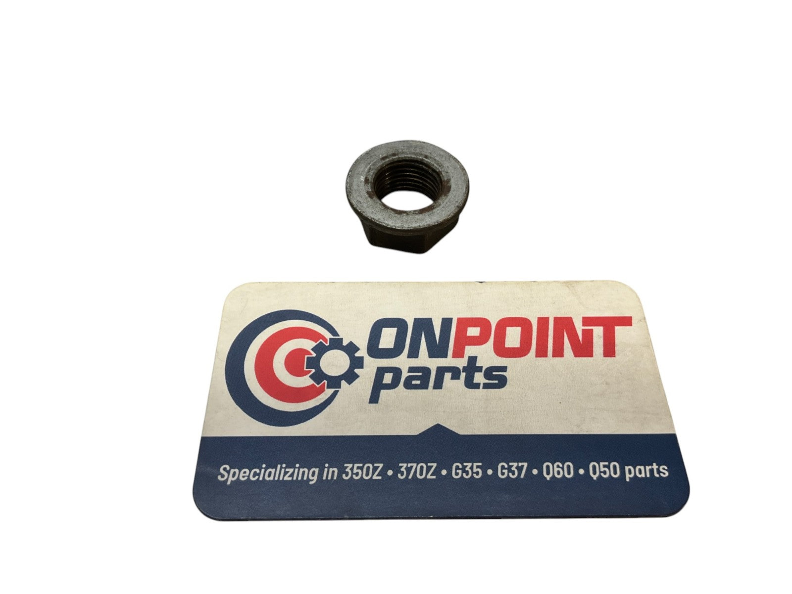 03-15 G35 G37 Q60 350Z 370Z Front Lower Arm To Knuckle Nut 0122500941 Oem K1F - On Point Parts Inc