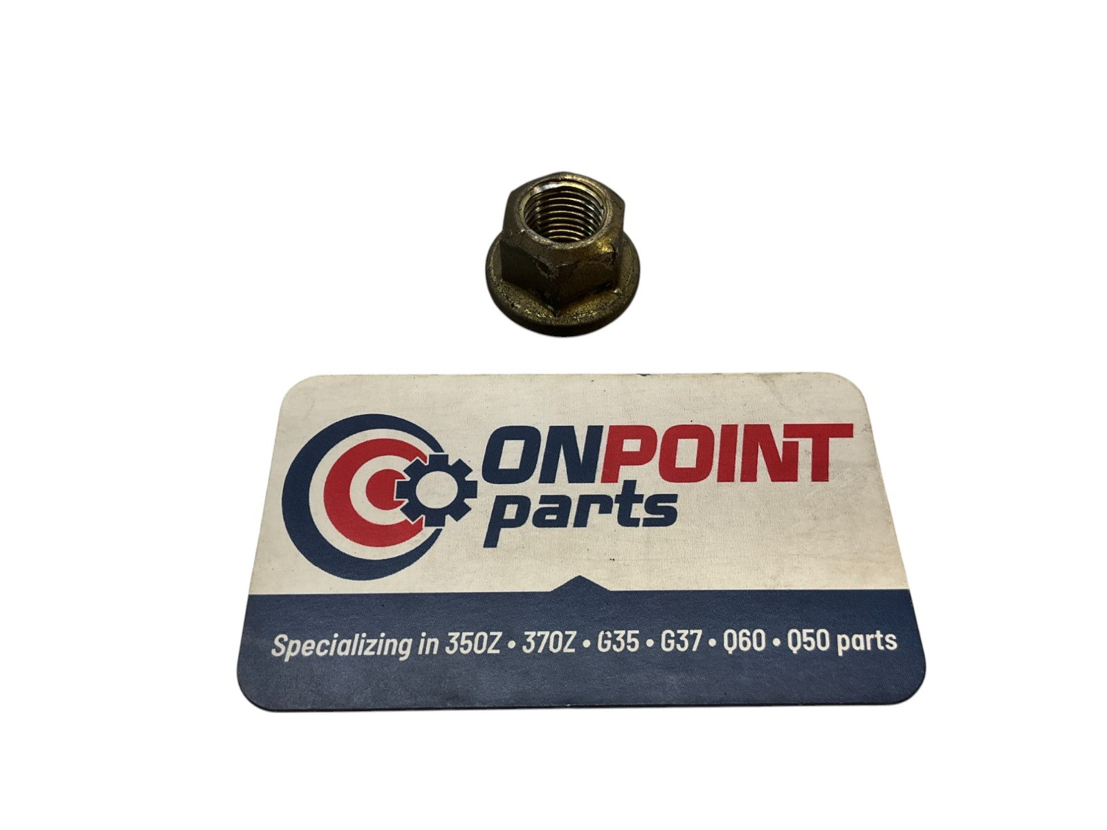 03-07 G35 03-08 350Z Front Lower Arm To Subframe Nut 0122300331 Oem K1F - On Point Parts Inc