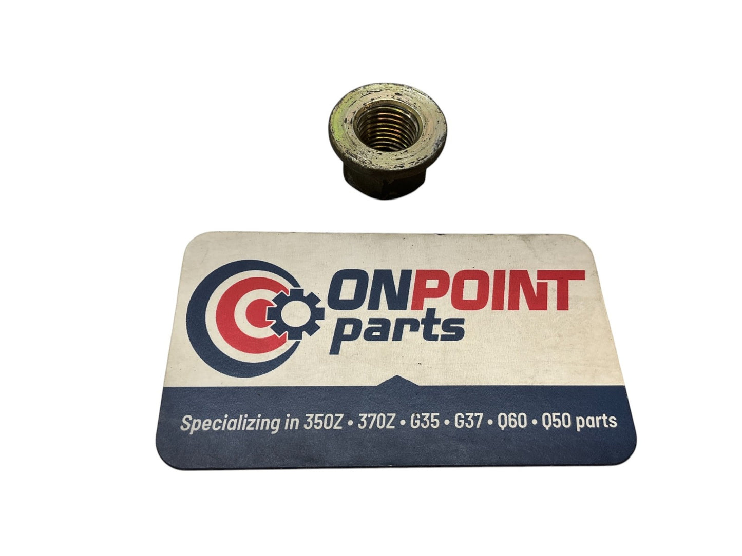 03-07 G35 03-08 350Z Front Lower Arm To Subframe Nut 0122300331 Oem K1F - On Point Parts Inc