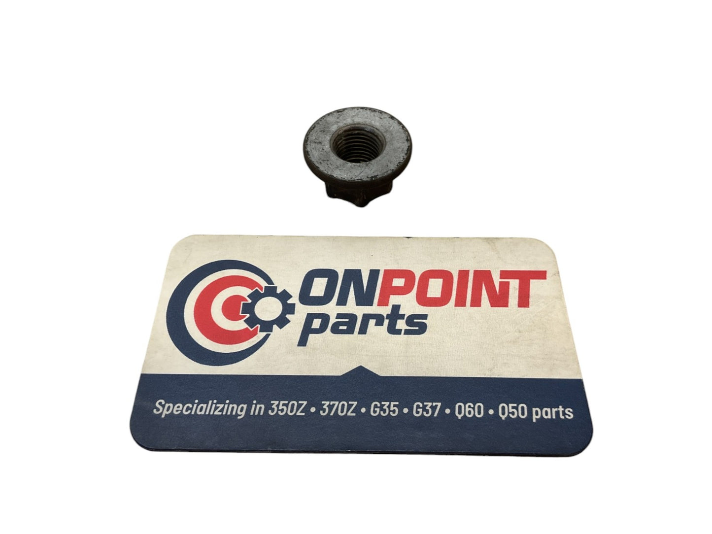 03-20 G35 G37 Q50 Q60 350Z 370Z Rear Suspension Nut 55269Ag00E Oem K1F - On Point Parts Inc