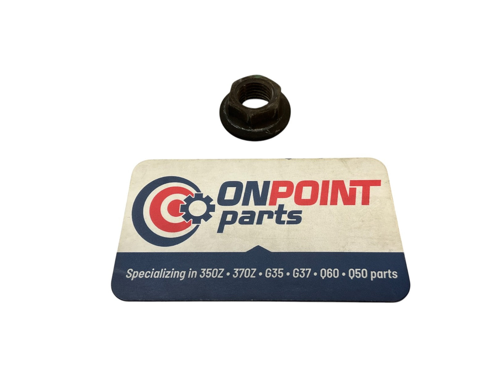 03-07 G35 03-20 350Z 370Z Compression Arm To Knuckle Nut 0122300331 Oem K1F - On Point Parts Inc