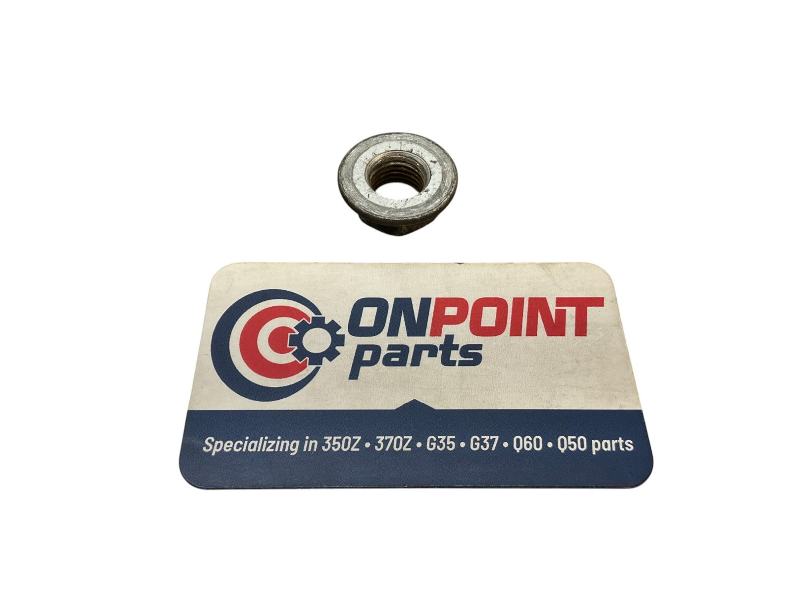 03-07 G35 03-20 350Z 370Z Compression Arm To Knuckle Nut 0122300331 Oem K1F - On Point Parts Inc