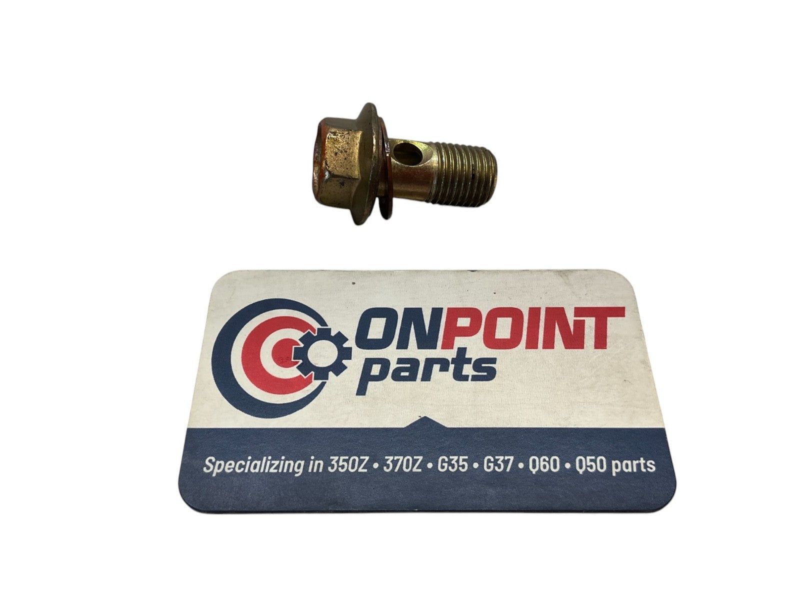 03-08 G35 G37 350Z Transmission Cooling Banjo Bolt 21625F6105 Oem K1F - On Point Parts Inc