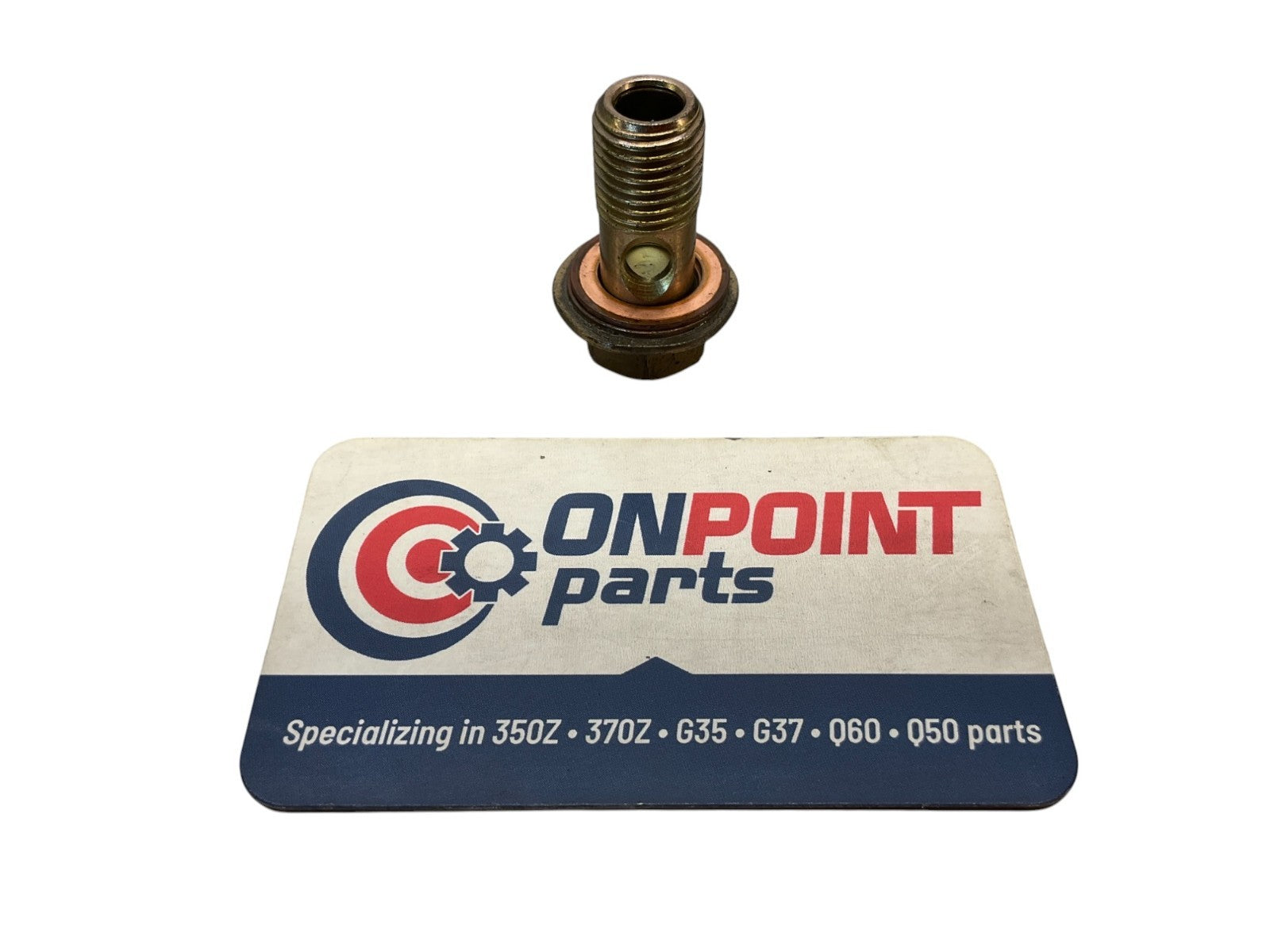 03-08 G35 G37 350Z Transmission Cooling Banjo Bolt 21625F6105 Oem K1F - On Point Parts Inc