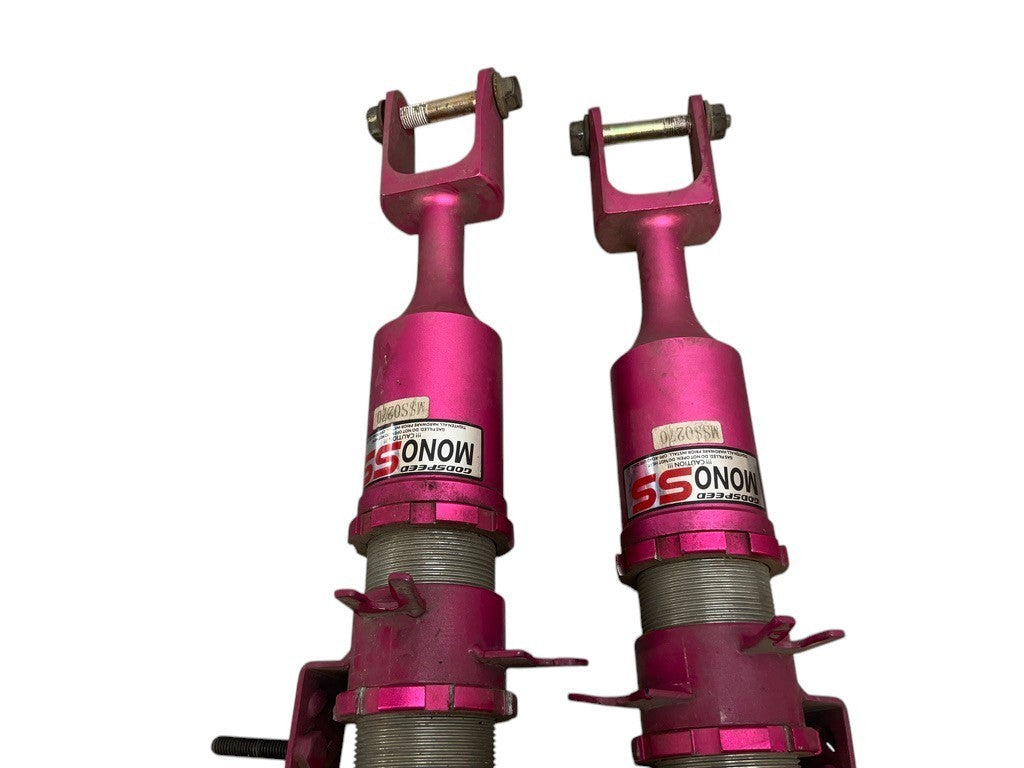 03-07 G35 Coupe Godspeed Coilovers Project Monoss  K1F - On Point Parts Inc
