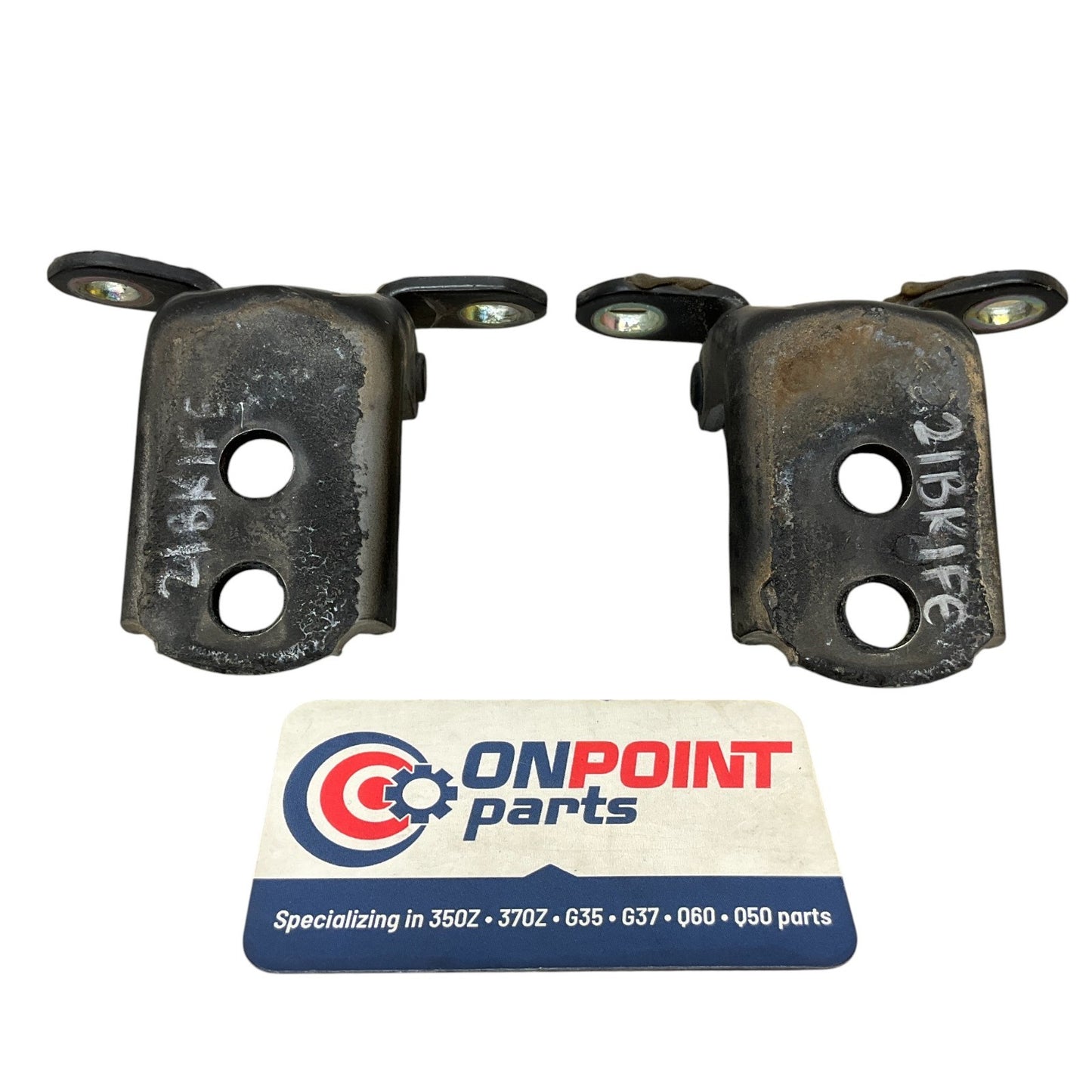 03-07 G35 Coupe Passenger Door Hinges 80400Am800 Oem K1F - On Point Parts Inc