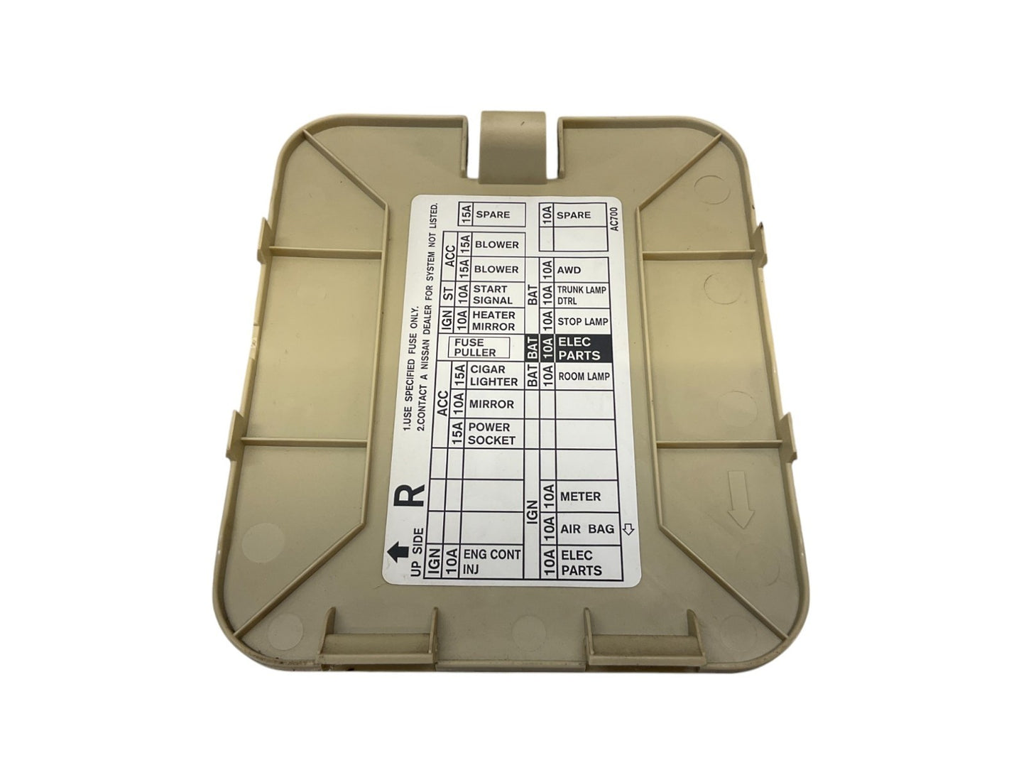 04-07 G35 Coupe Front Driver Lower Kick Fuse Panel Trim 66901Ac703 Oem K1F - On Point Parts Inc