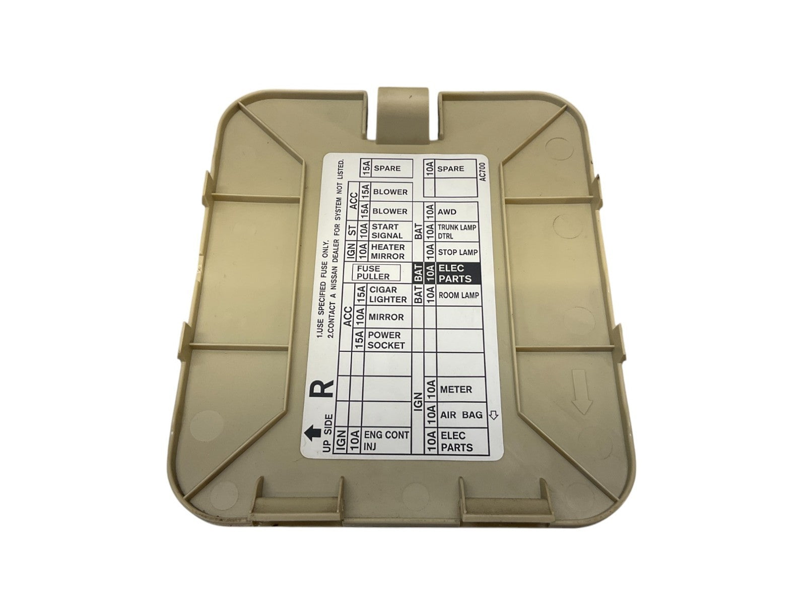 04-07 G35 Coupe Front Driver Lower Kick Fuse Panel Trim 66901Ac703 Oem K1F - On Point Parts Inc