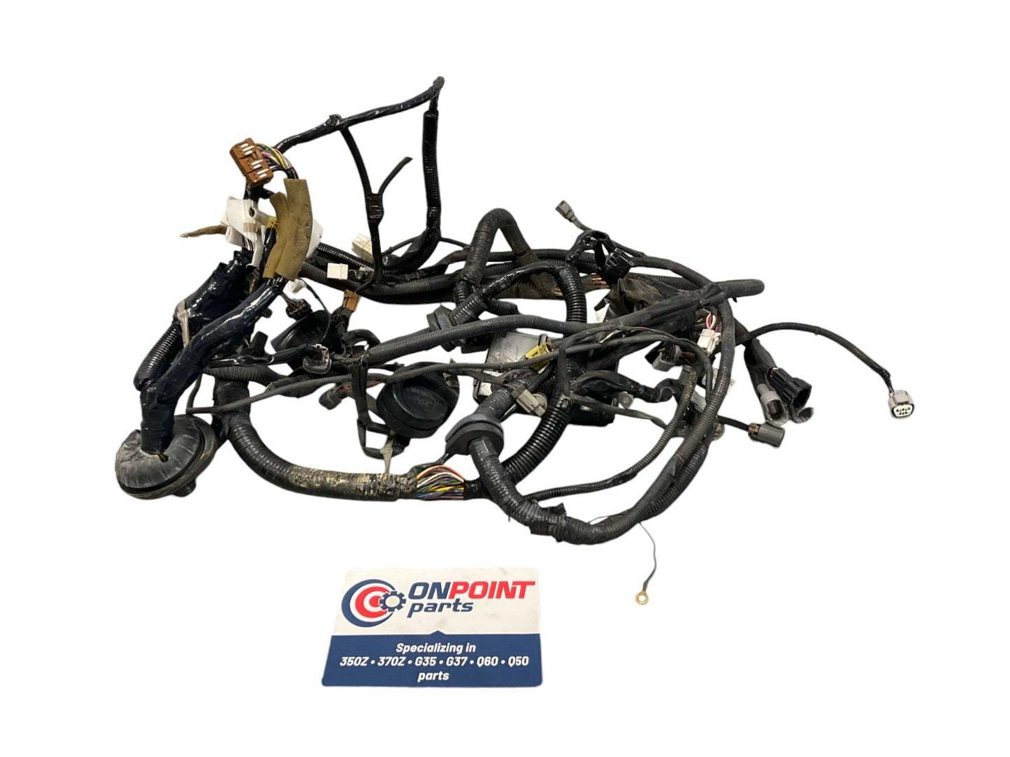04-06 G35 Coupe Vq35De Automatic Engine Bay Wire Harness 24012Ac800 Oem K1F - On Point Parts Inc