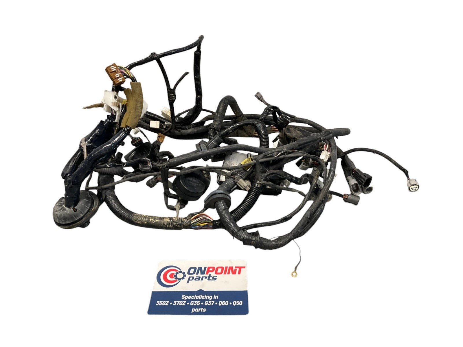 04-06 G35 Coupe Vq35De Automatic Engine Bay Wire Harness 24012Ac800 Oem K1F - On Point Parts Inc