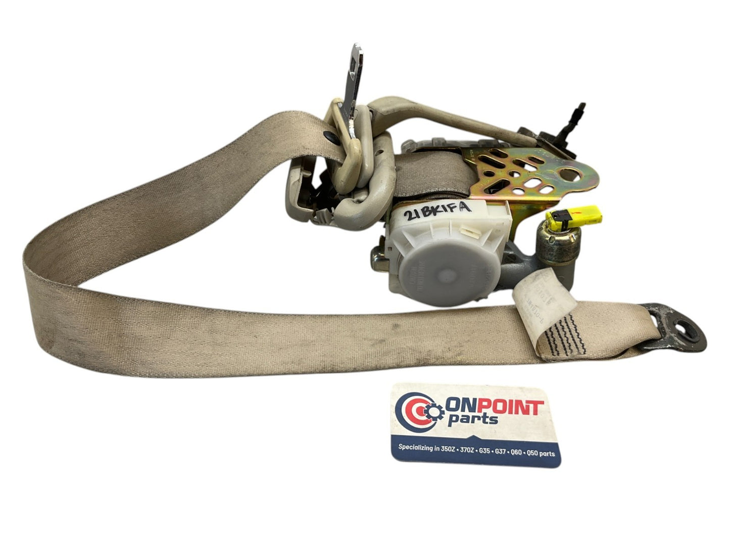 04-06 G35 Coupe Front Driver Seat Belt Retractor Tensioner 86885Ac80B Oem K1F - On Point Parts Inc