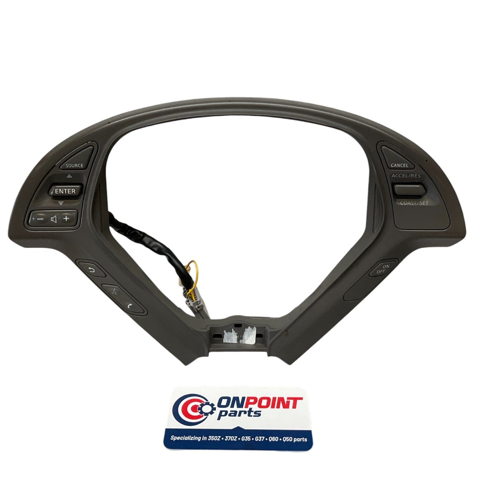 09-15 G37 Q60 Steering Wheel Radio Cruise Controls 48463Jk07E Oem Fjg - On Point Parts Inc