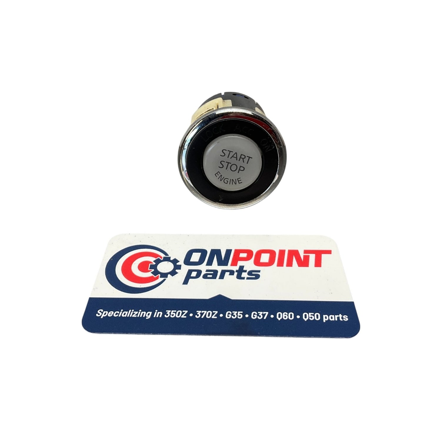 10-15 G37 Q60 Push Start Stop Engine Ignition Button 251501La0A Oem Fjg - On Point Parts Inc