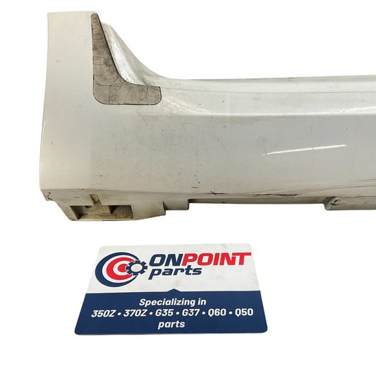 08-13 G35 G37 Sedan Passenger Rocker Panel Side Skirt 76850Jk10C Oem Fjg - On Point Parts Inc