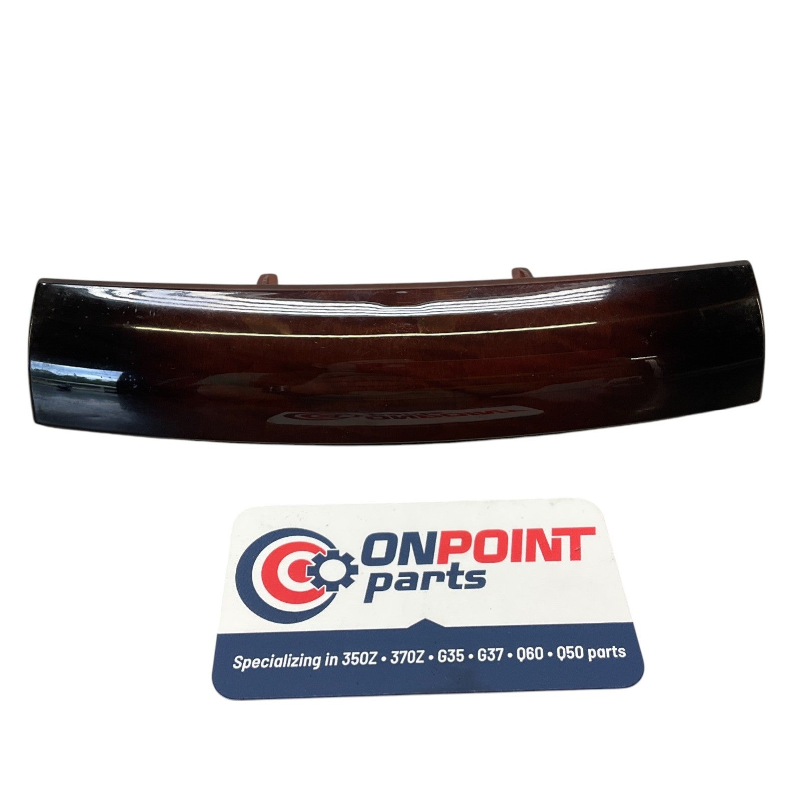 08-15 G37 Q60 Front Center Console Wood Grain Bezel 681Pj00A25 Oem Fjg - On Point Parts Inc