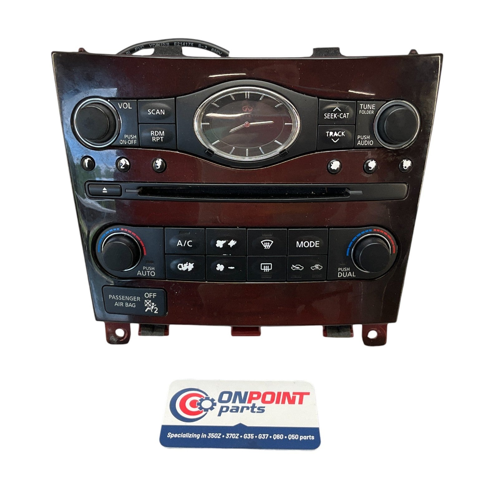 09-15 G37 Q60 Radio Stereo Controls 253911Uf3A Oem Fjg - On Point Parts Inc