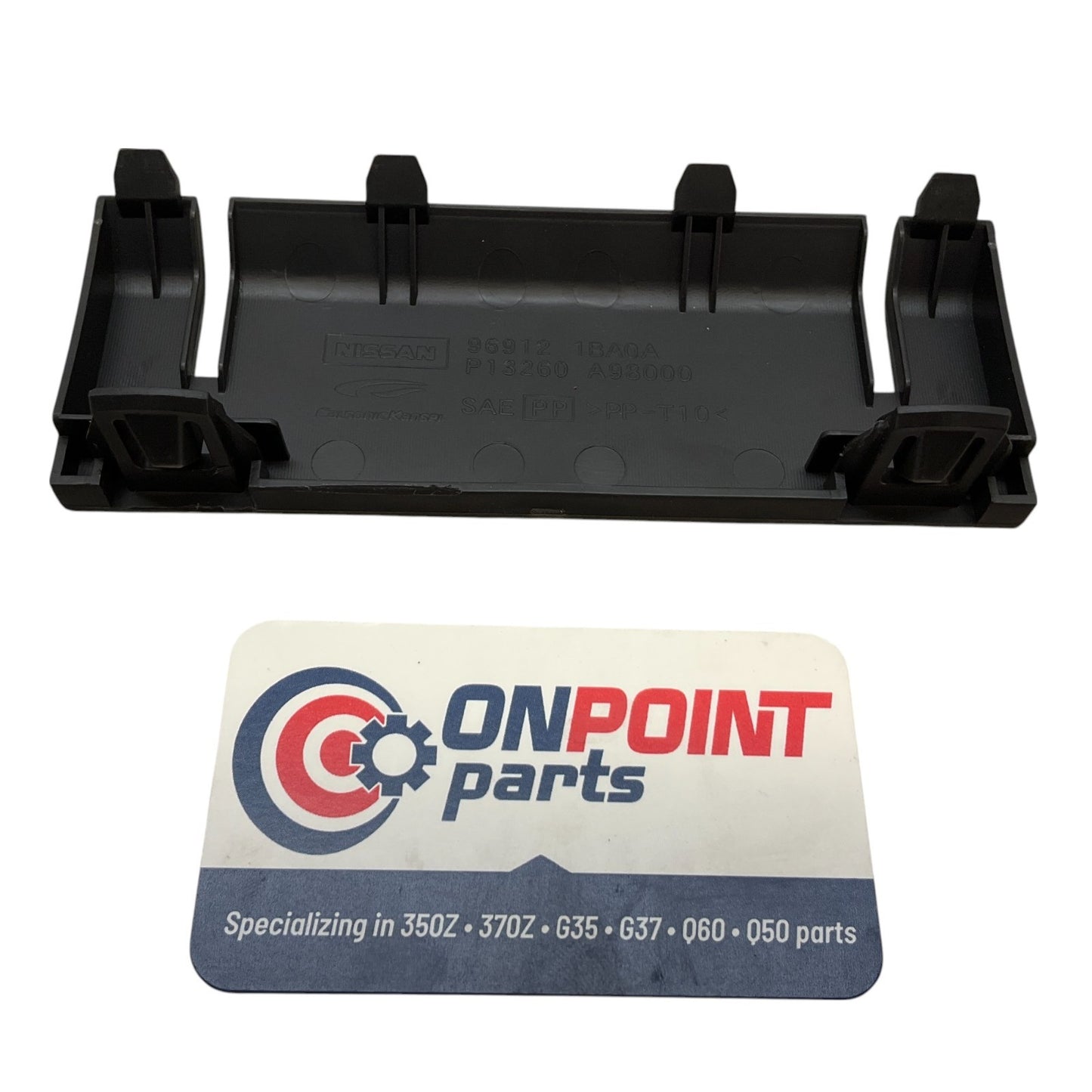 09-15 G37 Q60 Front Center Console Armrest Hinge Mask 969121Ba0A Oem Fjg - On Point Parts Inc