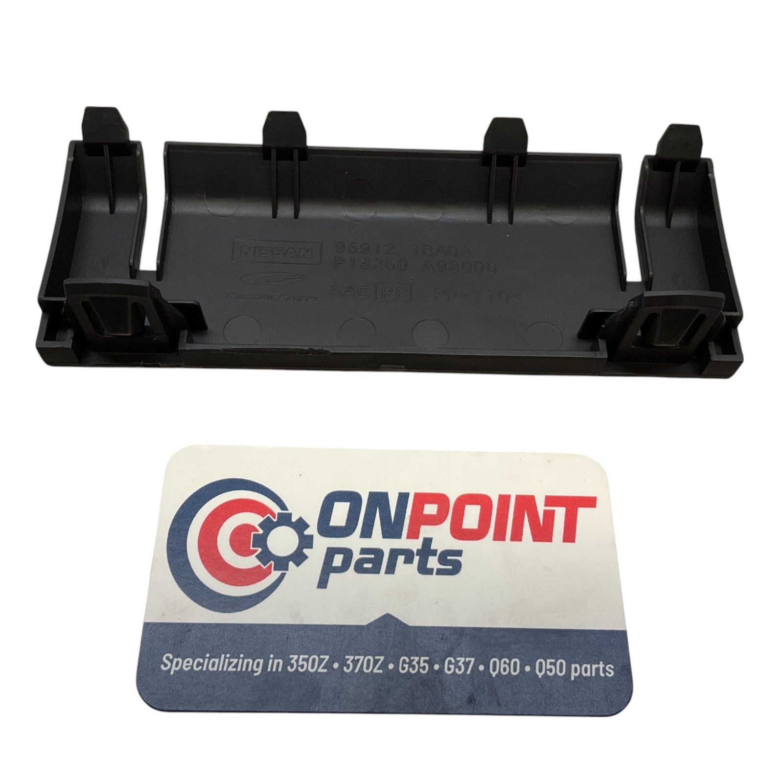 09-15 G37 Q60 Front Center Console Armrest Hinge Mask 969121Ba0A Oem Fjg - On Point Parts Inc