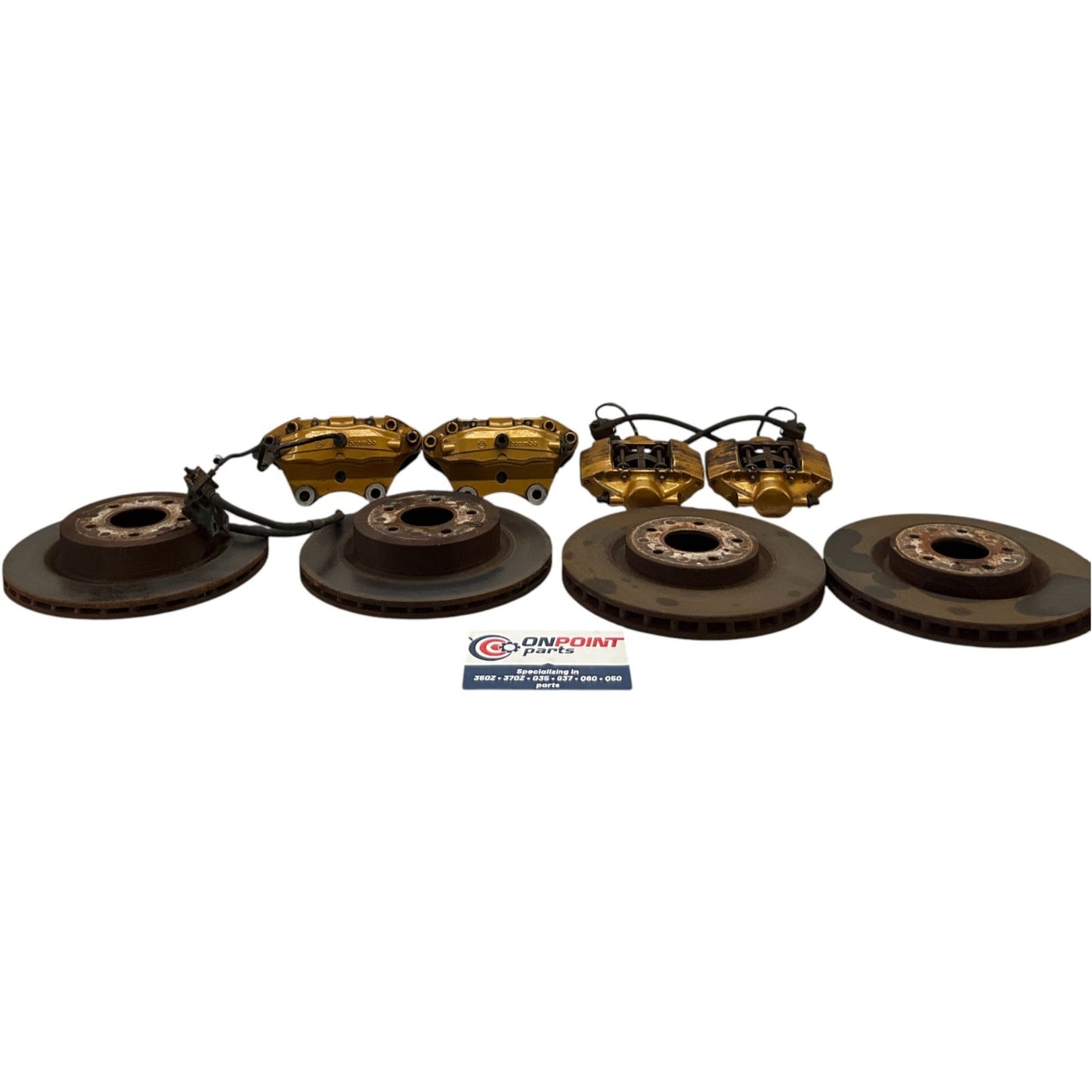 03-07 G35 03-08 350Z Brembo Big Brake Caliper Set Oem Gng - On Point Parts Inc