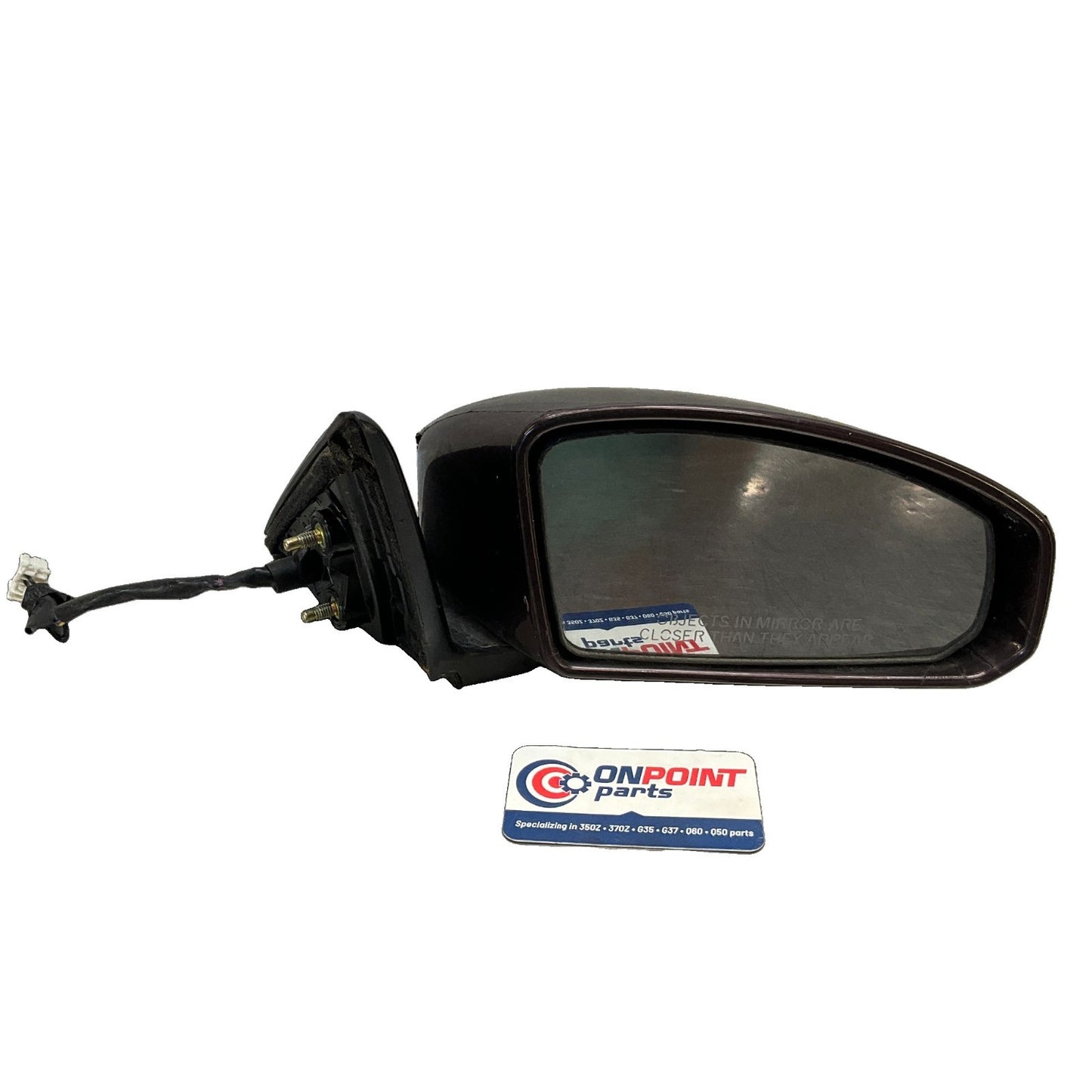 03-07 G35 Coupe Front Passenger Power Side View Mirror K6301Am865 Oem Gng - On Point Parts Inc