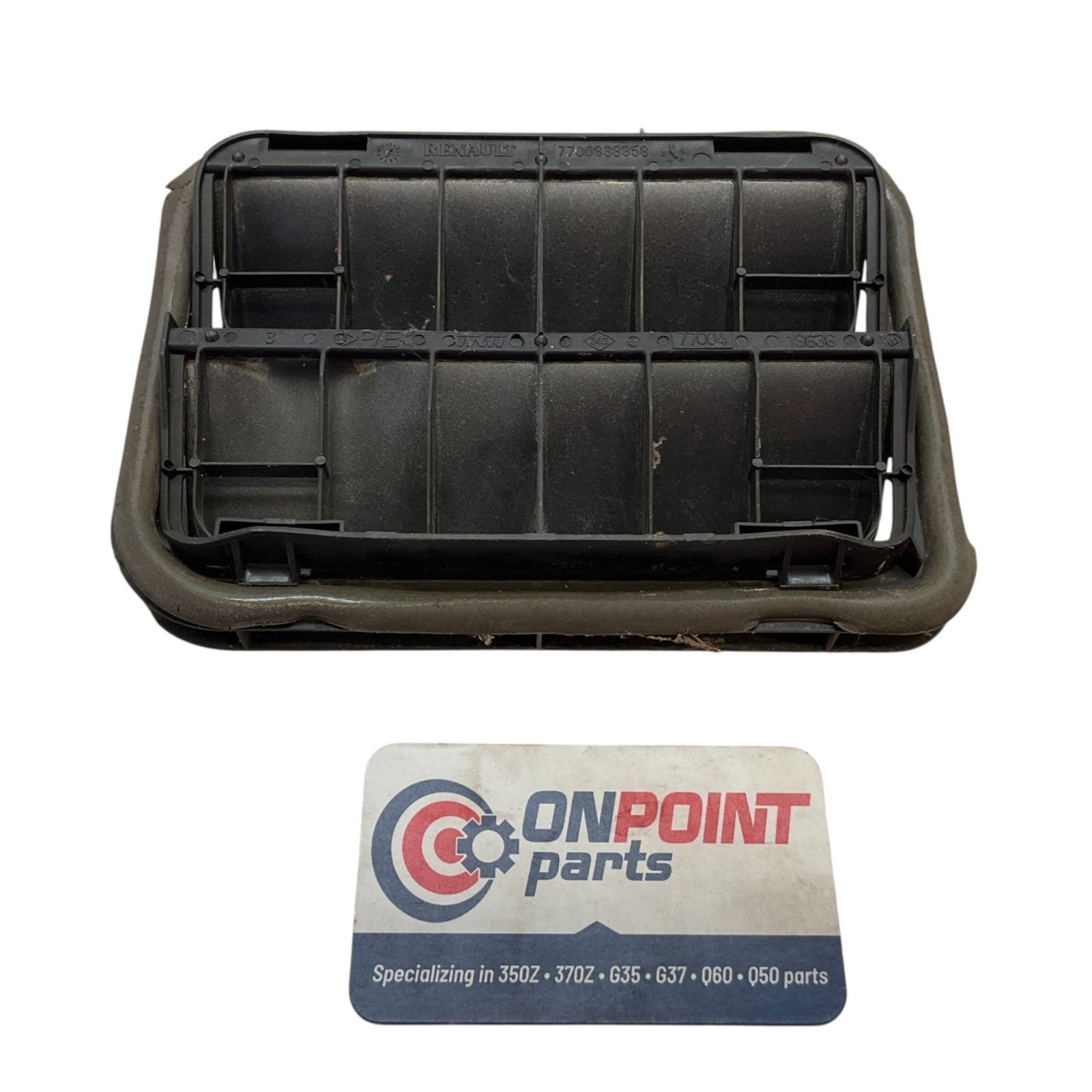 03-07 G35 Coupe Rear Trunk Cabin Air Vent 7700838358 Oem Gng - On Point Parts Inc