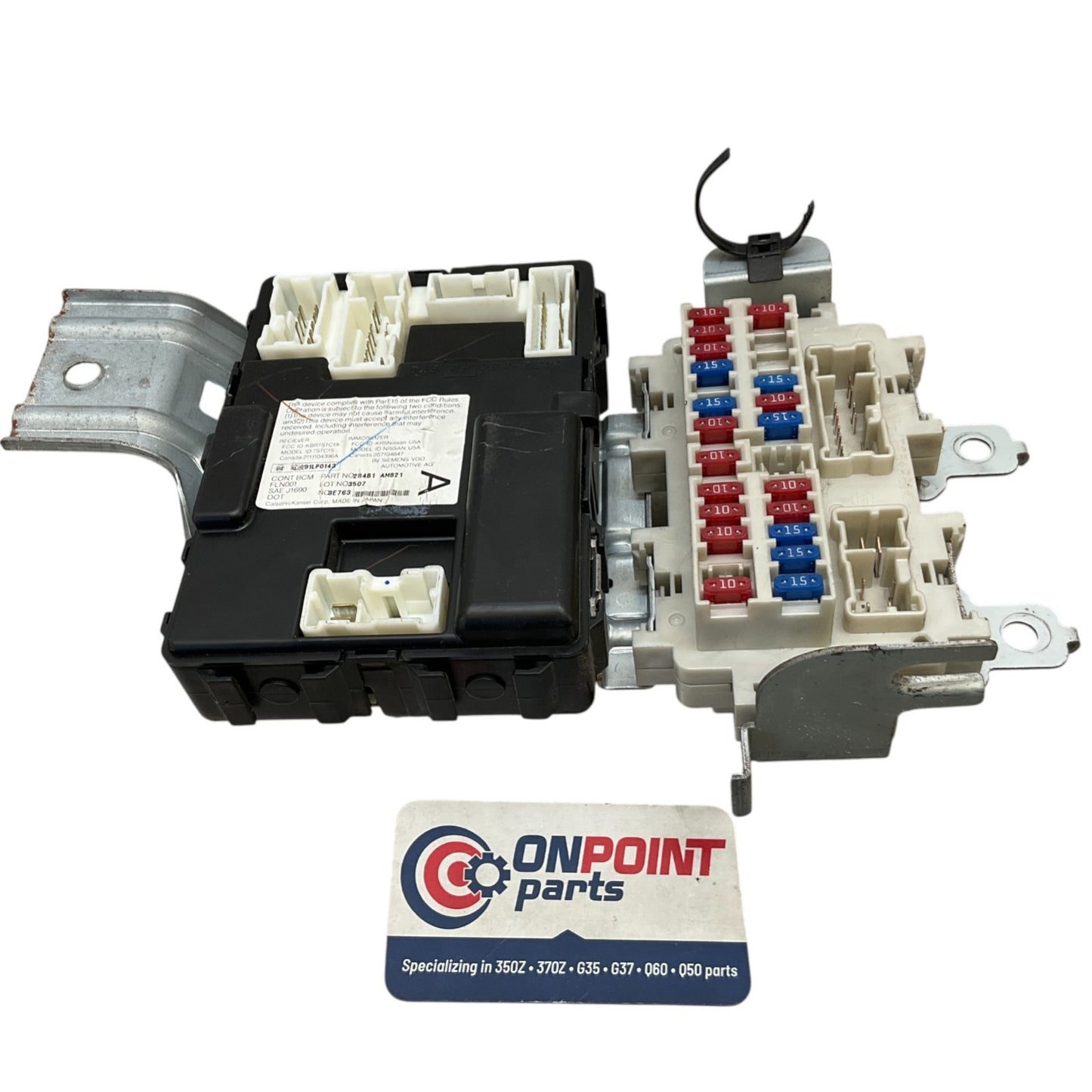 03-04 G35 Bcm Body Control Module Manual Fuse Panel 284B1Am821 Oem Gng - On Point Parts Inc