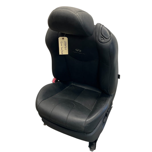 09-15 G37 Q60 Front Driver Coupe Heated Power Leather Seat 873501NV1A Oem Htg - On Point Parts Inc