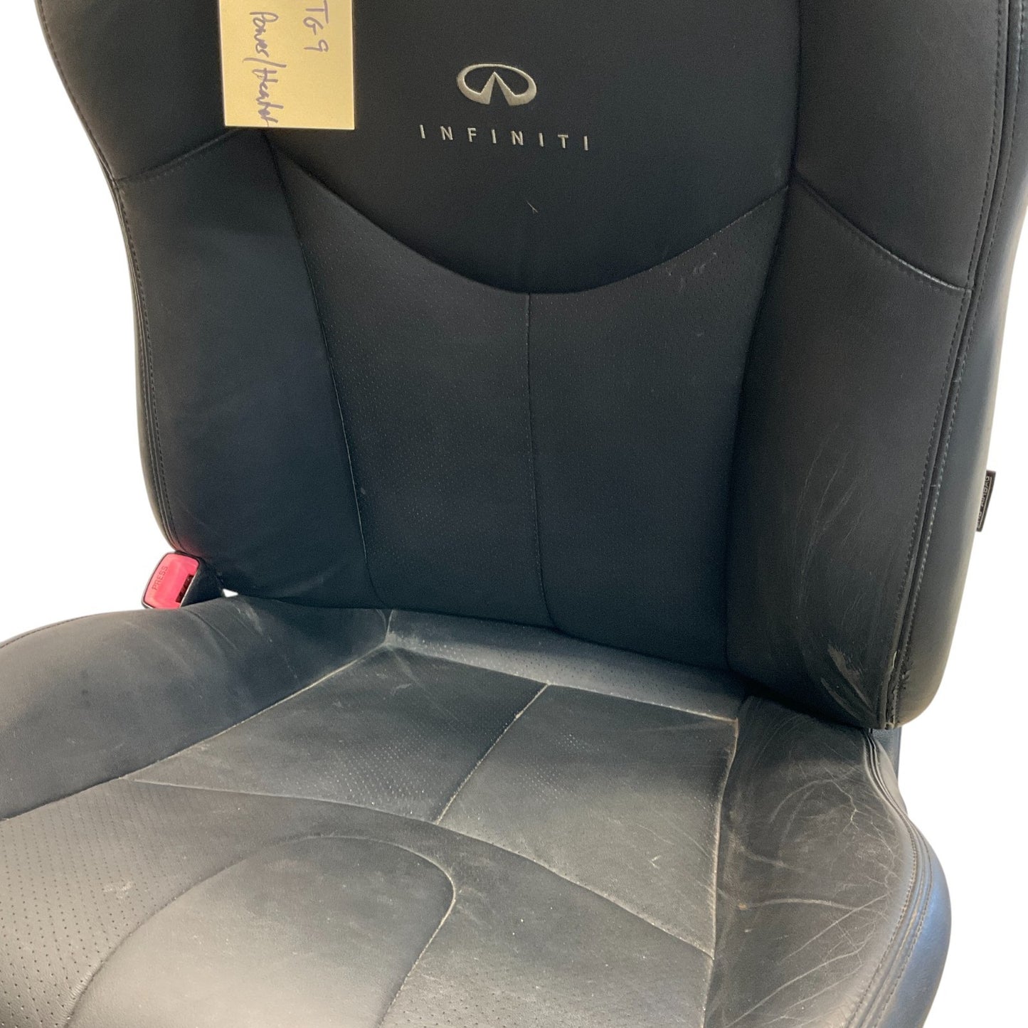 09-15 G37 Q60 Front Driver Coupe Heated Power Leather Seat 873501NV1A Oem Htg - On Point Parts Inc