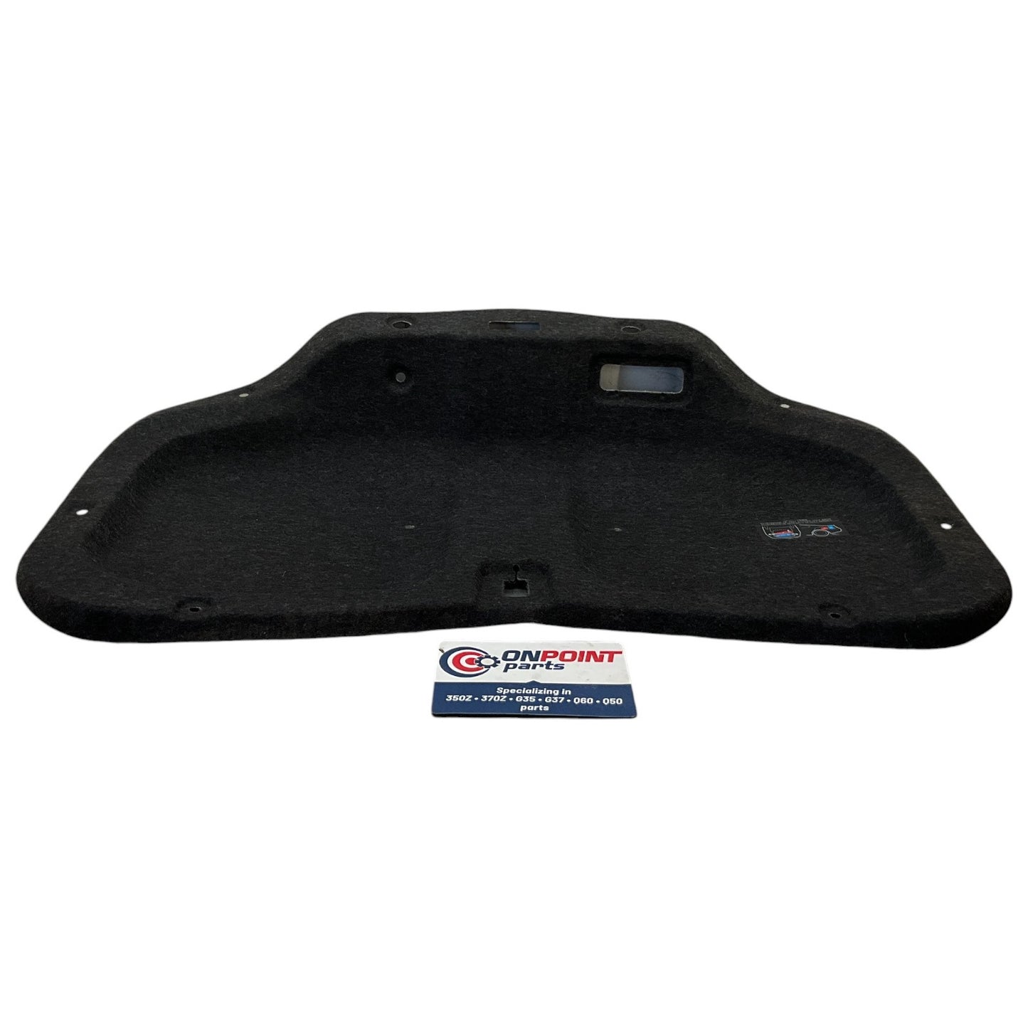 08-15 G37 Q60 Coupe Trunk Lid Carpet Panel 84966JL00A Oem Htg - On Point Parts Inc