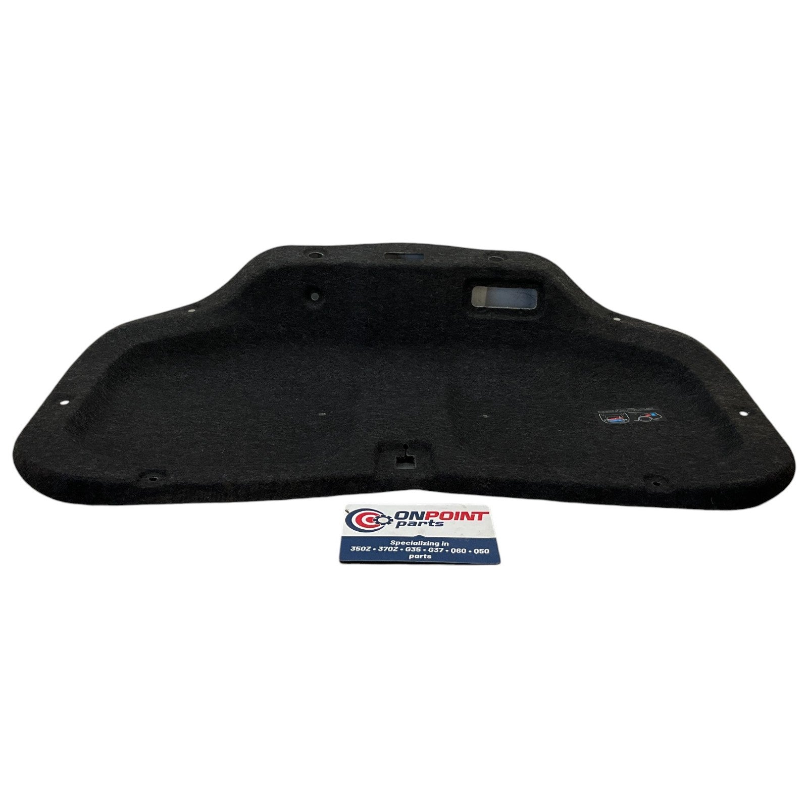 08-15 G37 Q60 Coupe Trunk Lid Carpet Panel 84966JL00A Oem Htg - On Point Parts Inc