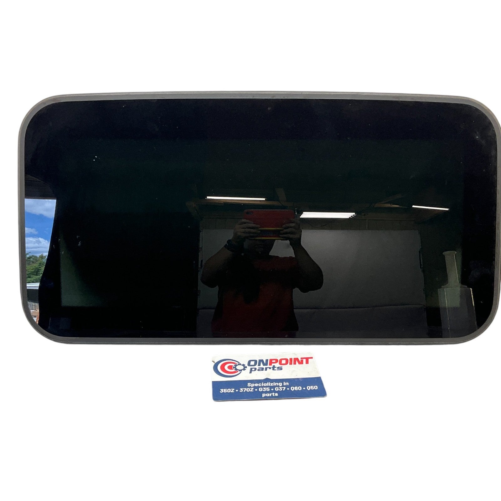 08-15 G37 Q60 Coupe Sunroof Moonroof Glass 91210JL03A Oem Htg - On Point Parts Inc