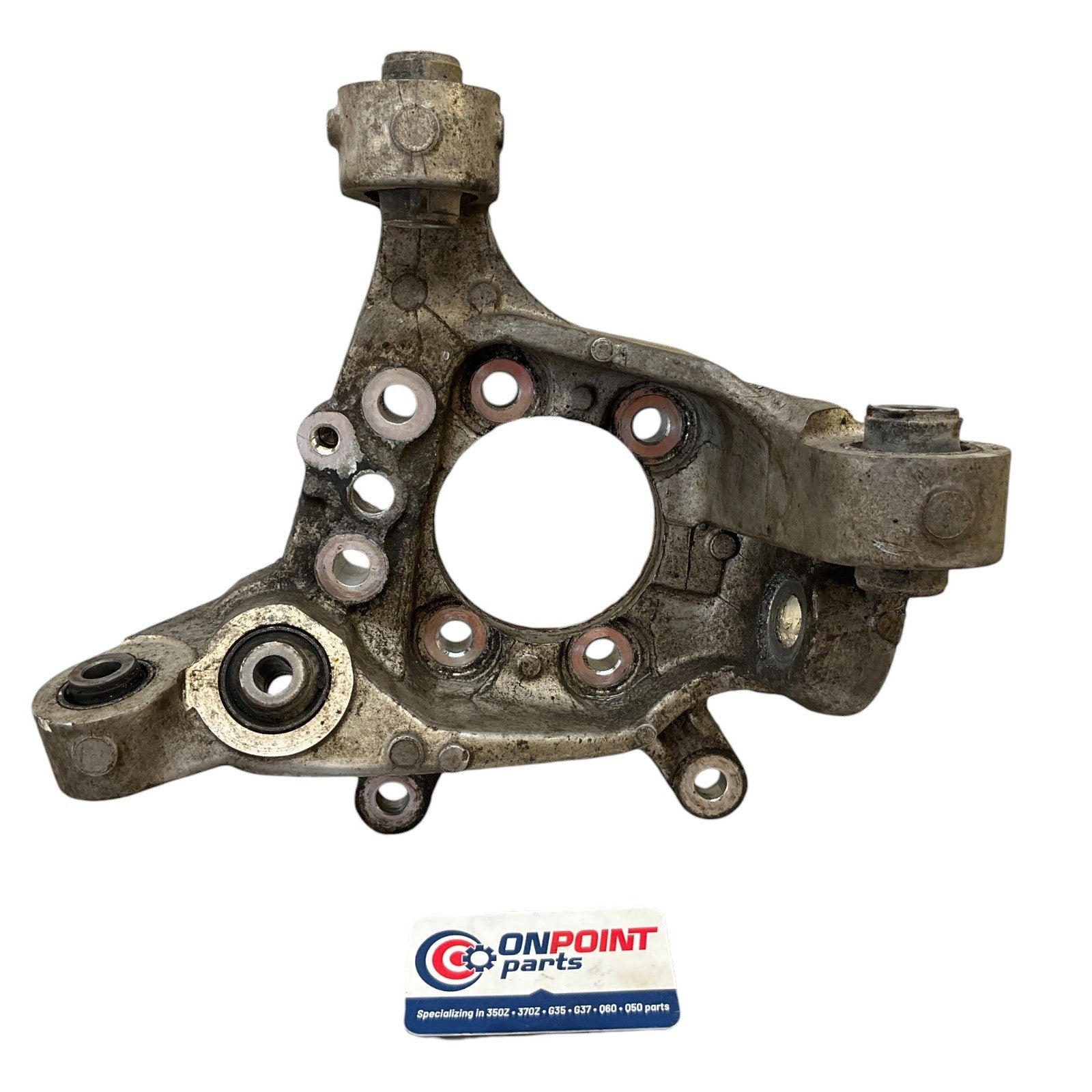 10-15 G37 Q60 370Z Rear Driver Suspension Knuckle 43019JK00B Oem Htg - On Point Parts Inc