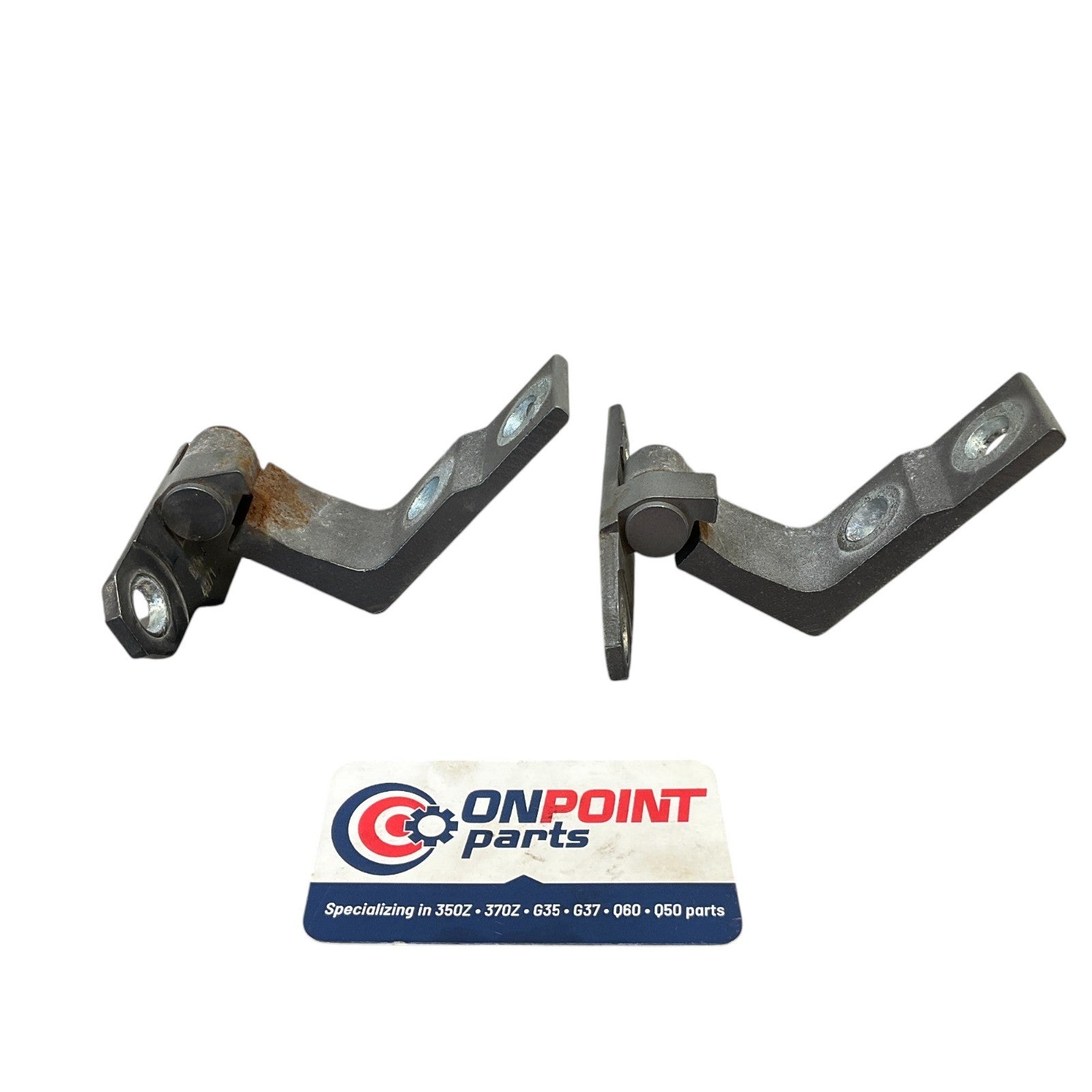 08-15 G37 Q60 Coupe Front Driver Door Hinges 80420Jl00A Oem Htg - On Point Parts Inc