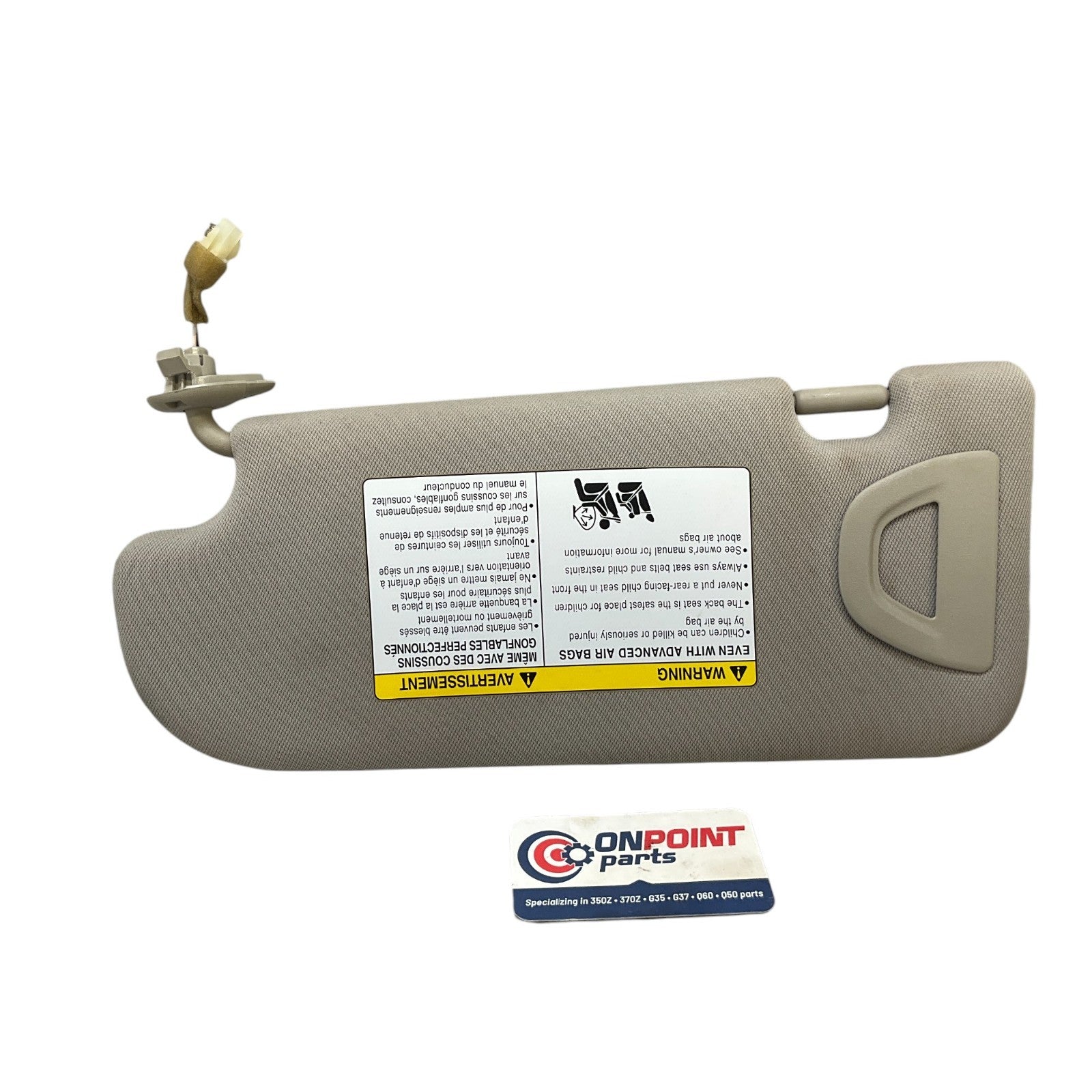 13-15 G37 Q60 Passenger Sun Visor 964003Lz0A Oem Htg - On Point Parts Inc